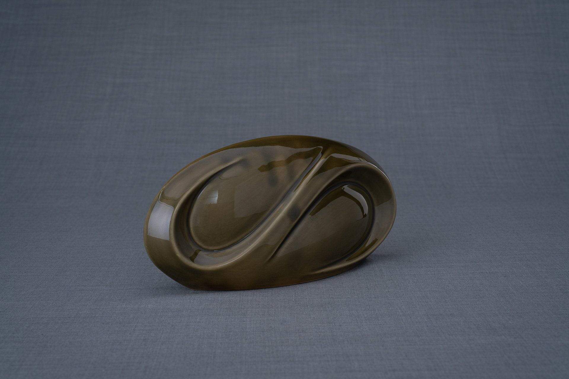 Eternity Cremation Keepsake for Ashes – Oily Green | Small | Ceramic
