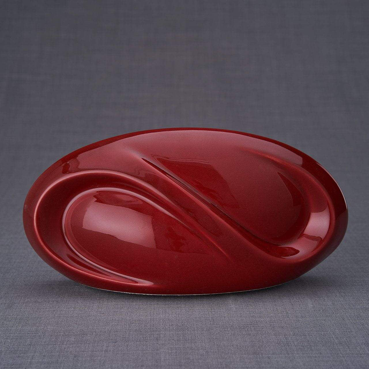 Eternity Handmade Cremation Keepsake Urn - Small | Red | Ceramic