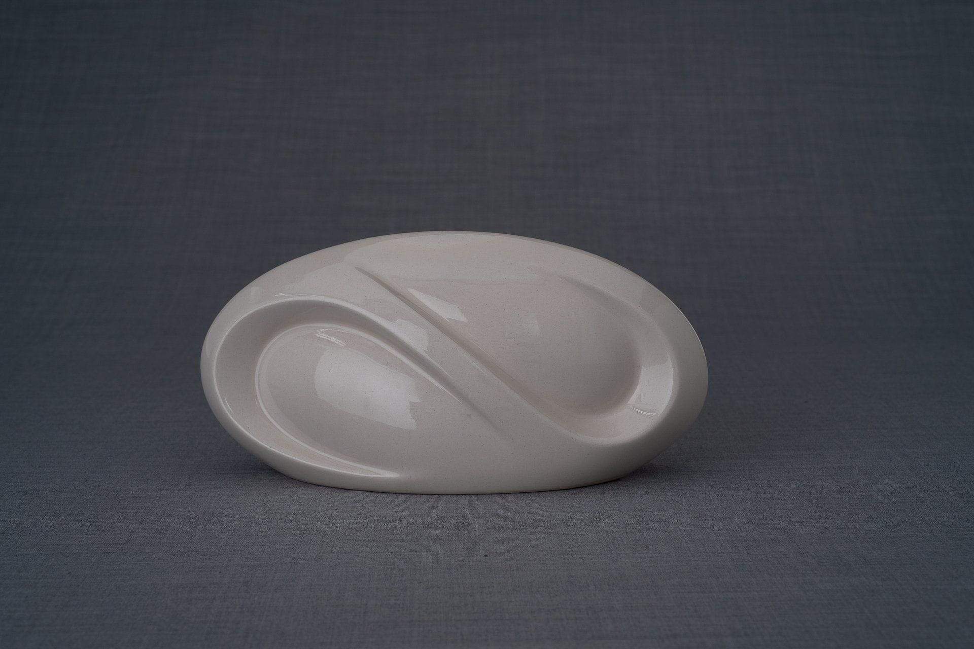 Eternity Cremation Keepsake for Ashes – Transparent | Small | Ceramic