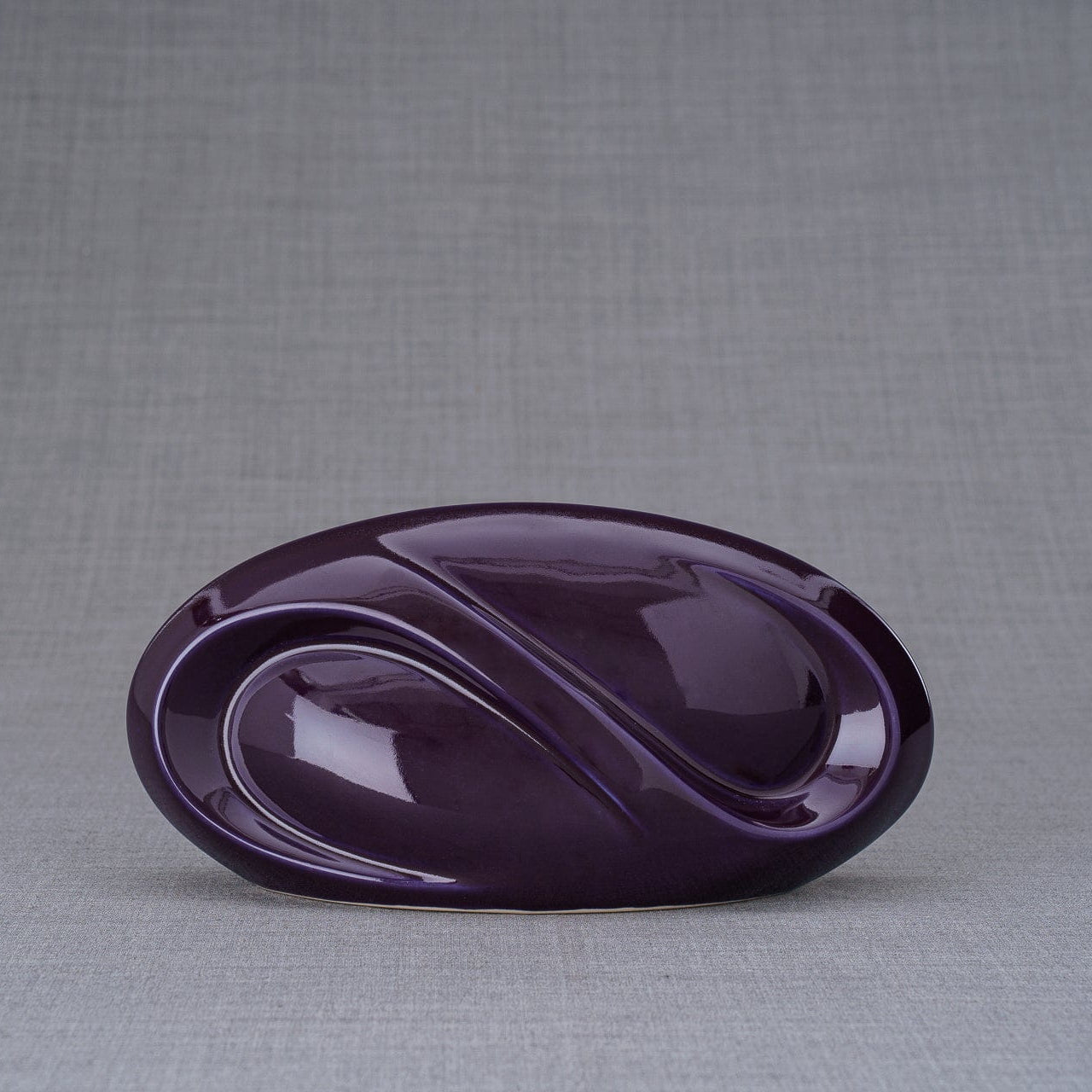 Pulvis Art Urns Keepsake Urn Eternity Handmade Cremation Keepsake Urn - Small | Violet | Ceramic