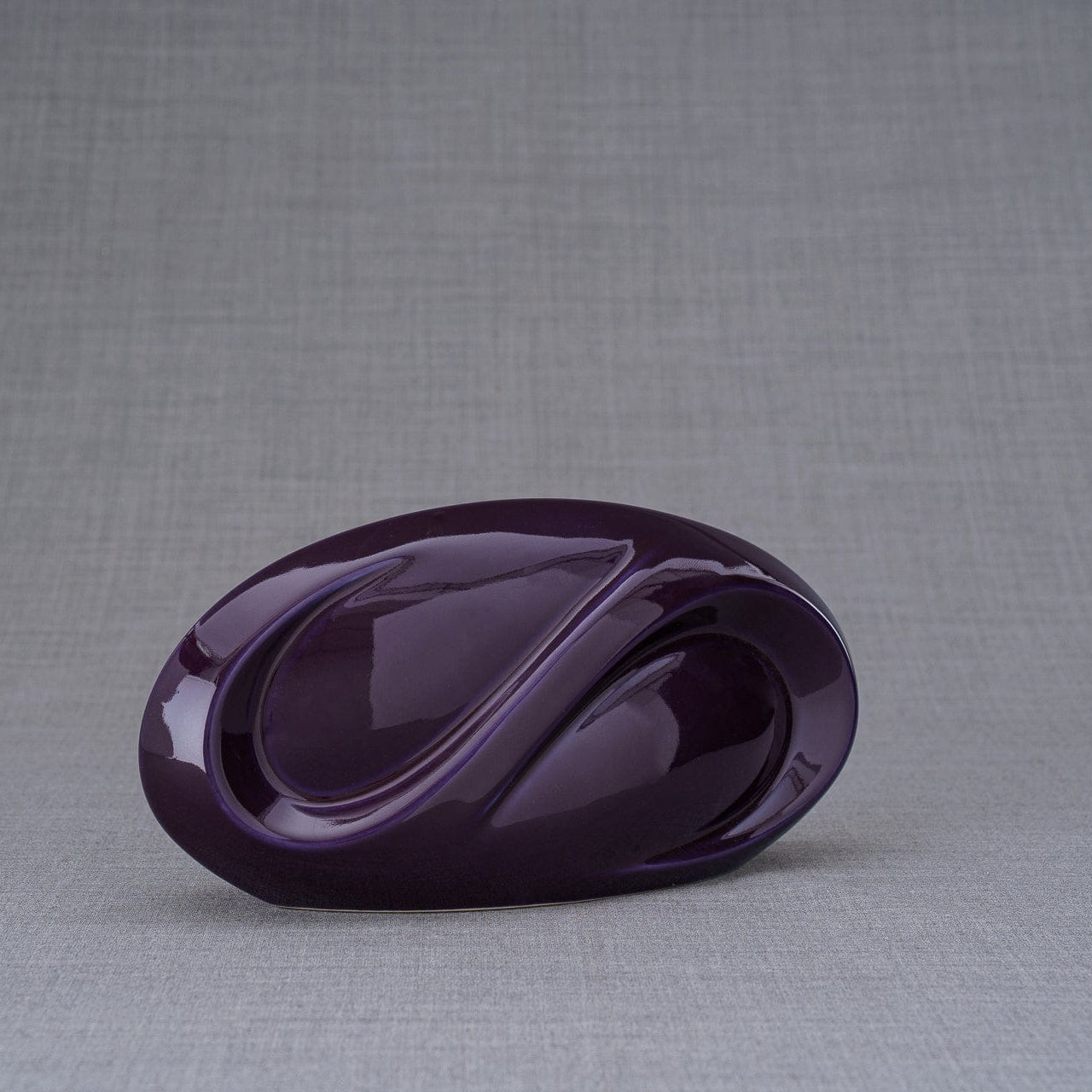 Pulvis Art Urns Keepsake Urn Eternity Handmade Cremation Keepsake Urn - Small | Violet | Ceramic