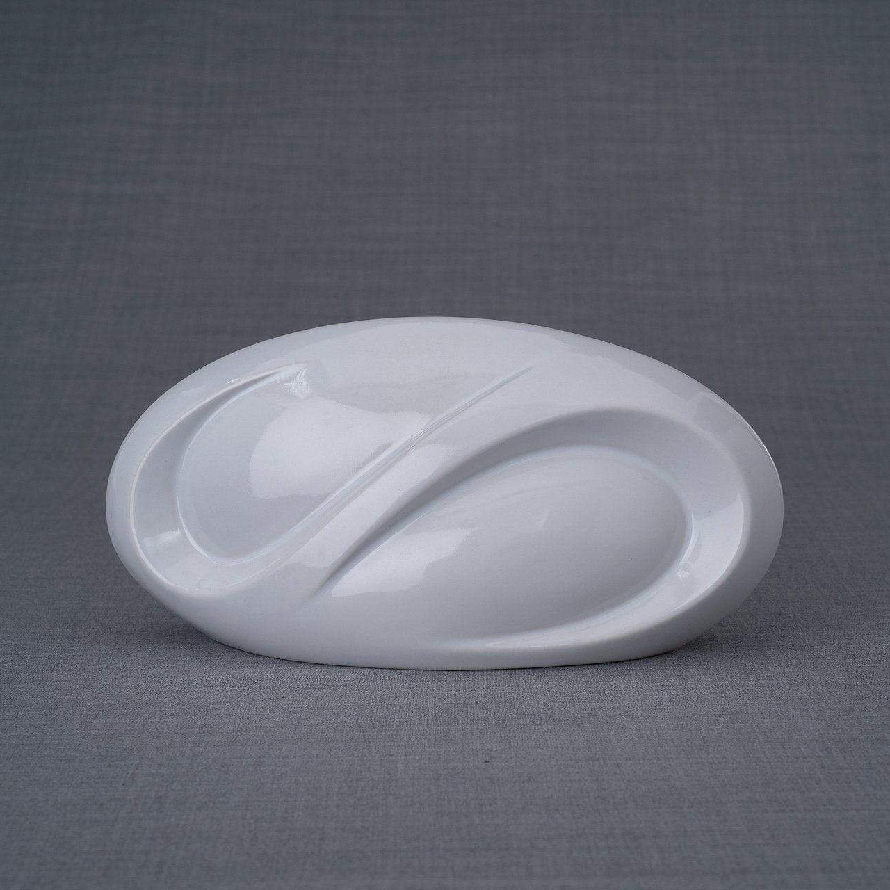 Eternity Cremation Keepsake for Ashes – White | Small | Ceramic