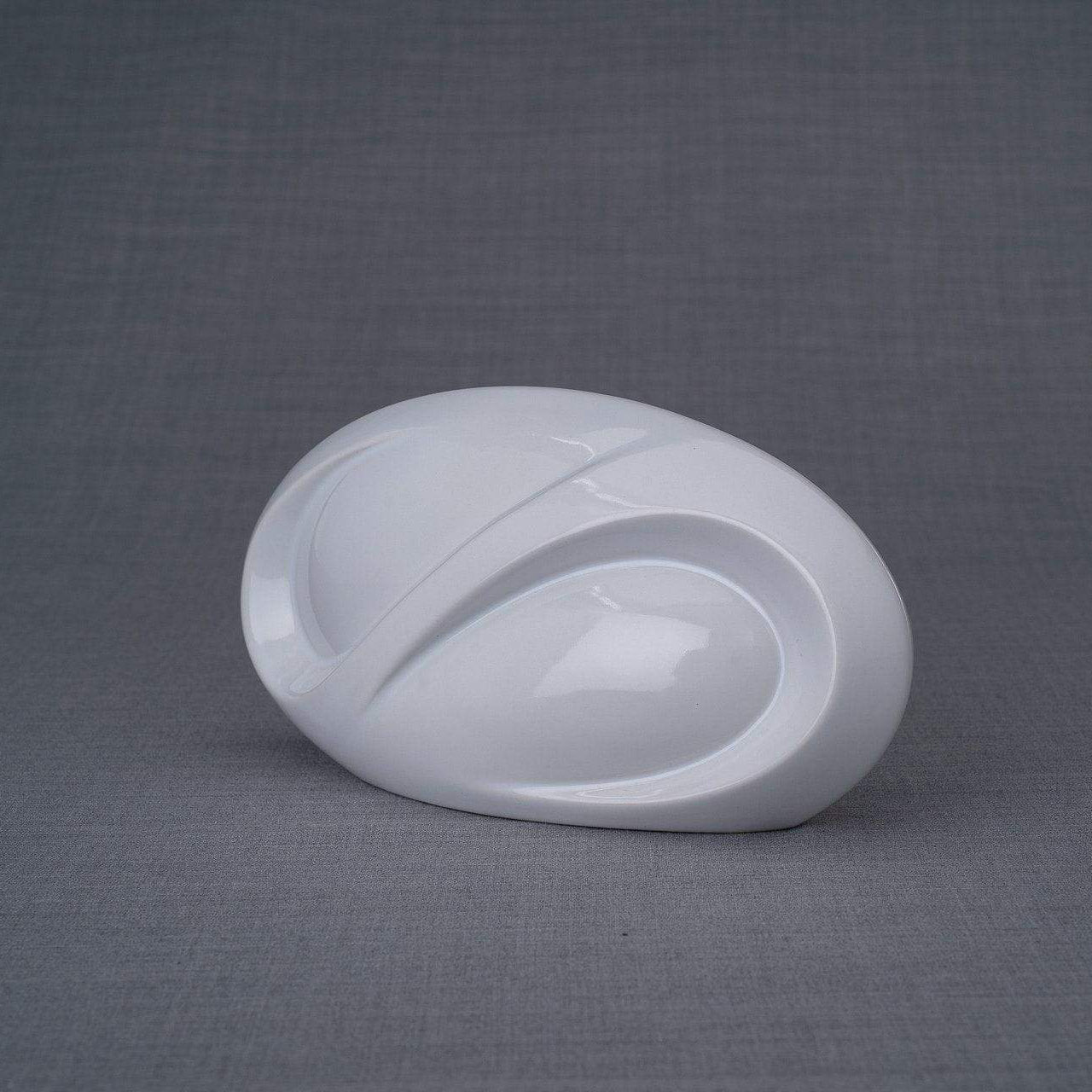 Eternity Cremation Keepsake for Ashes – White | Small | Ceramic