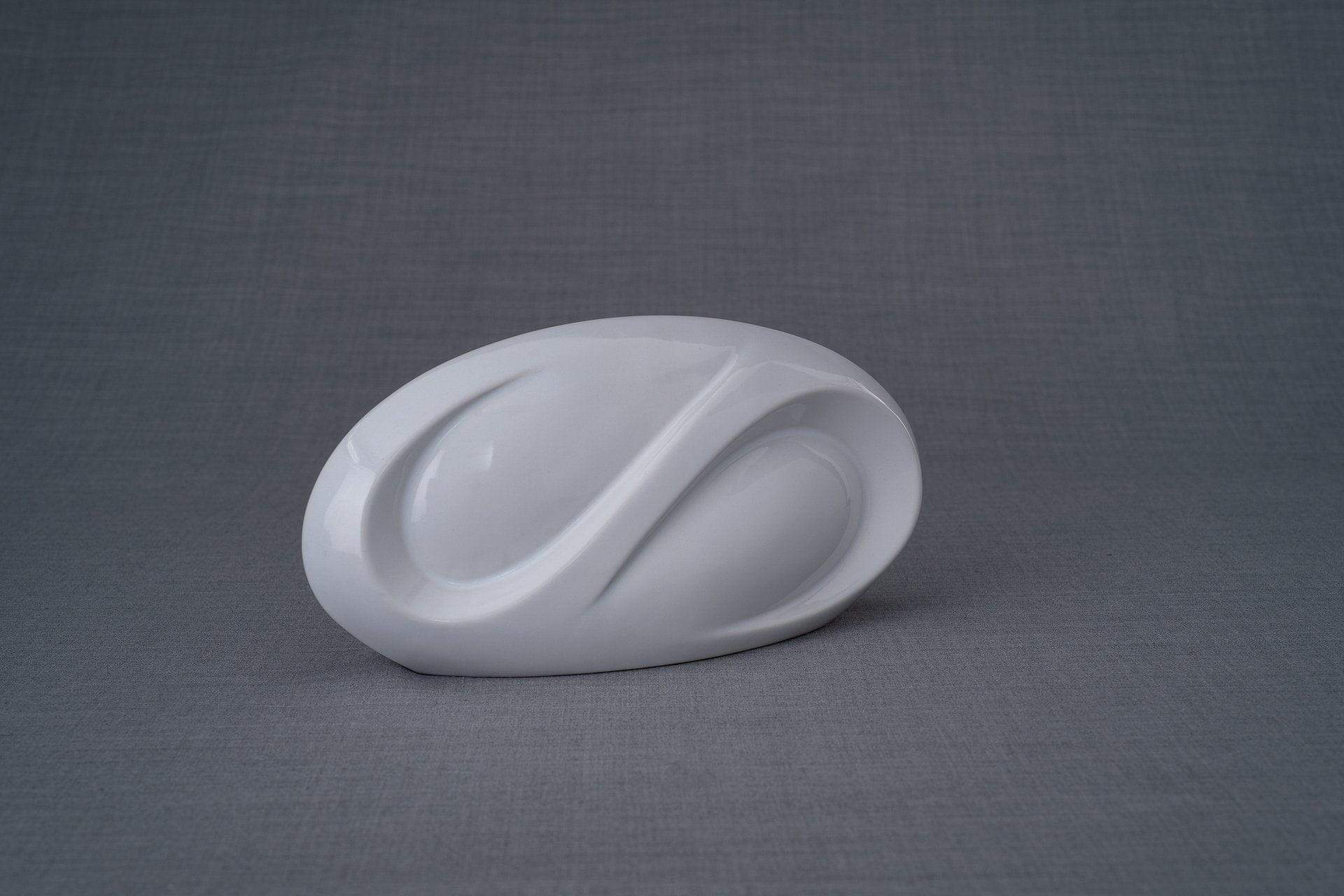 Eternity Cremation Keepsake for Ashes – White | Small | Ceramic