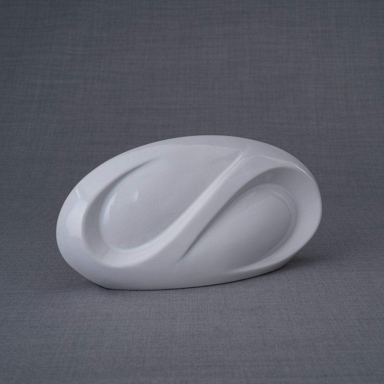Eternity Cremation Keepsake for Ashes – White | Small | Ceramic
