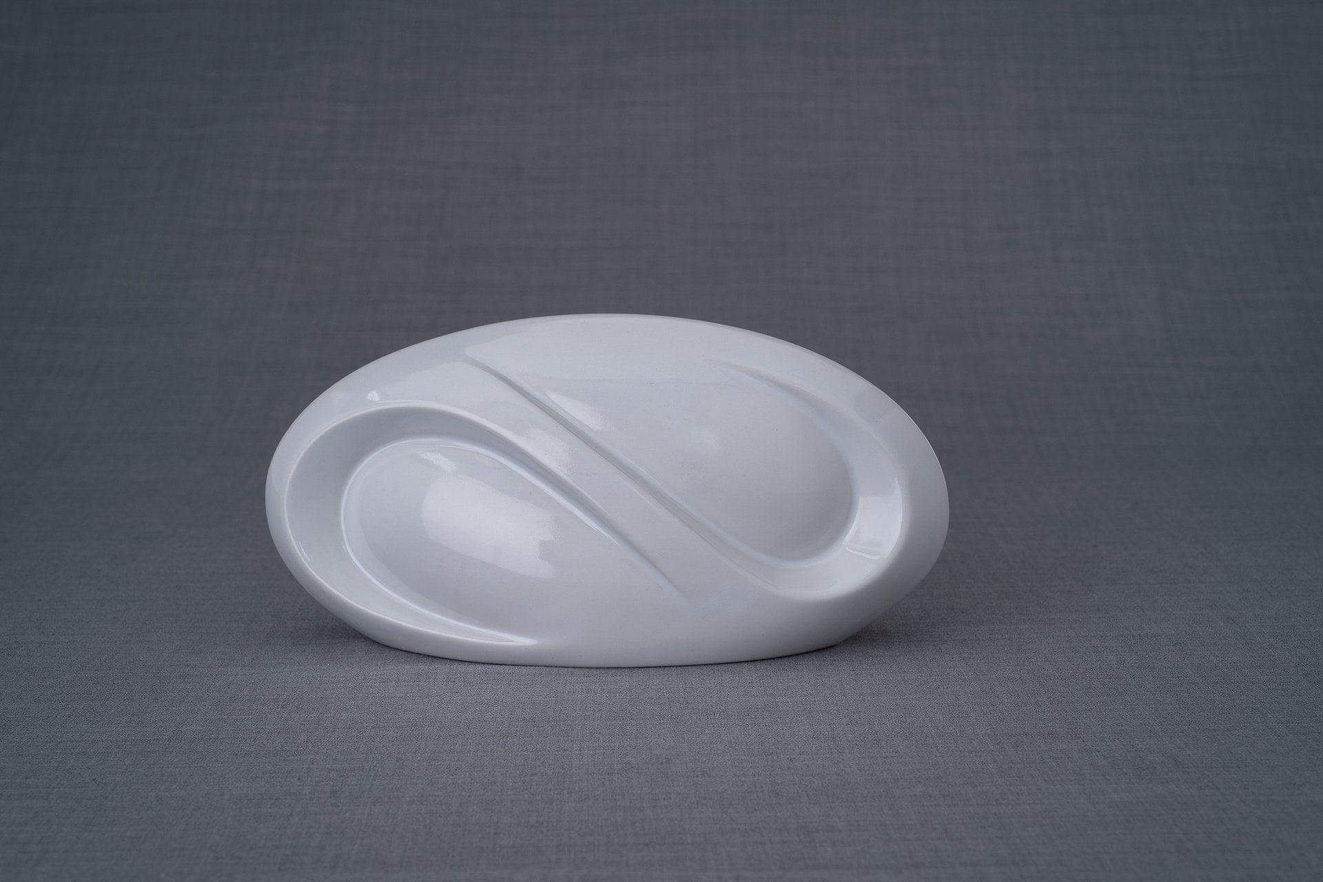 Eternity Cremation Keepsake for Ashes – White | Small | Ceramic