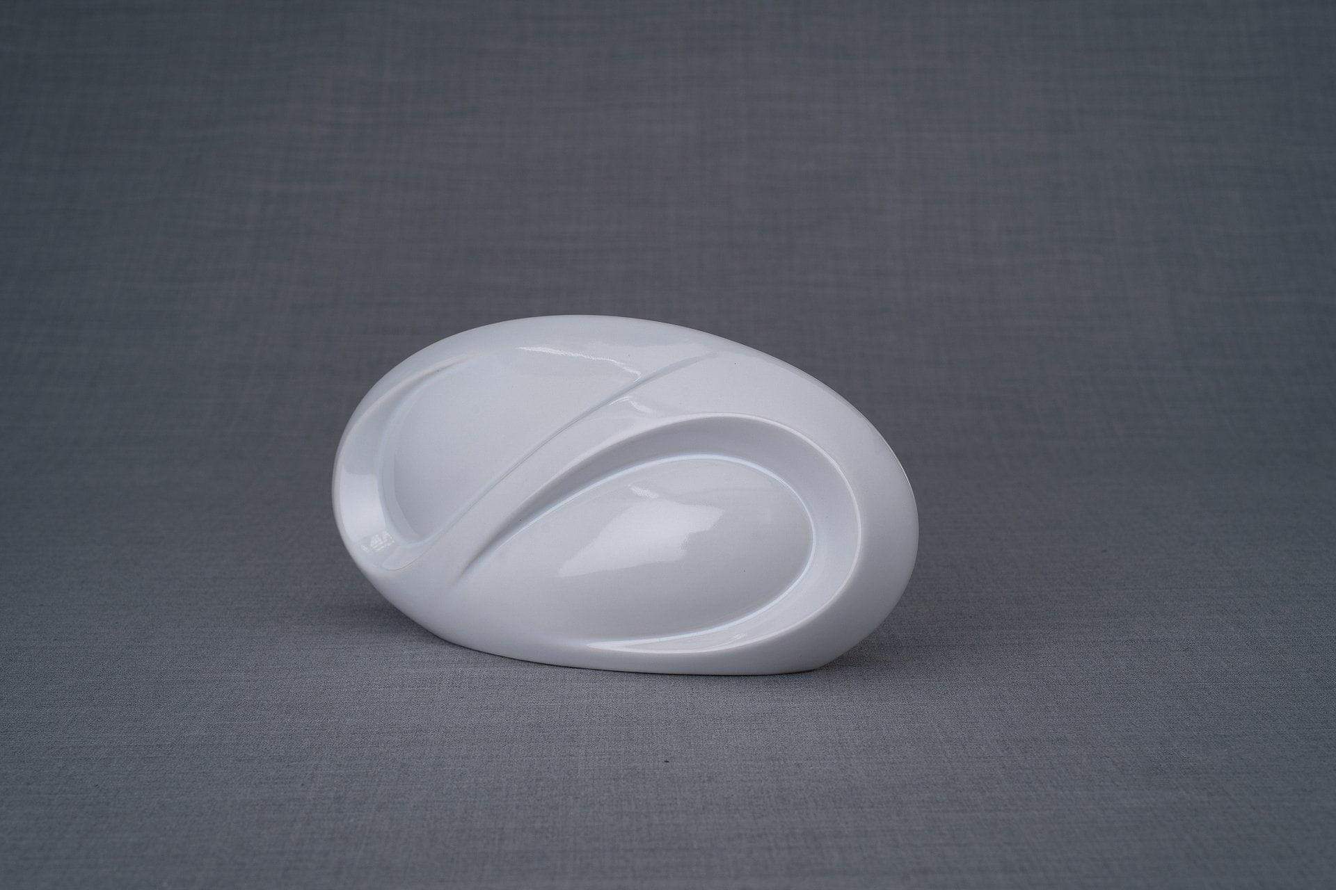 Eternity Cremation Keepsake for Ashes – White | Small | Ceramic