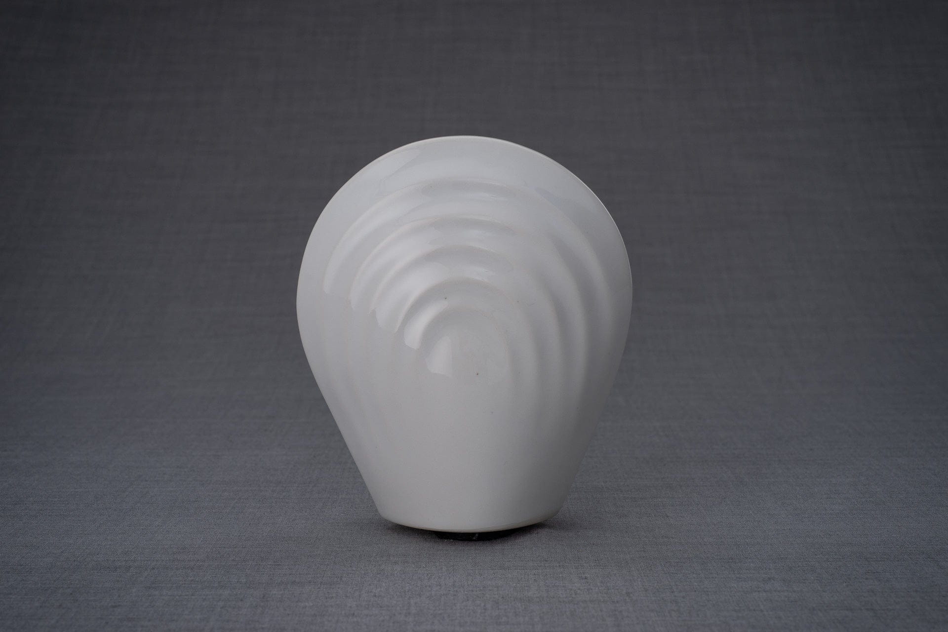Pulvis Art Urns Keepsake Urn Handmade Cremation Keepsake Urn "Guardian" - Small | White | Ceramic
