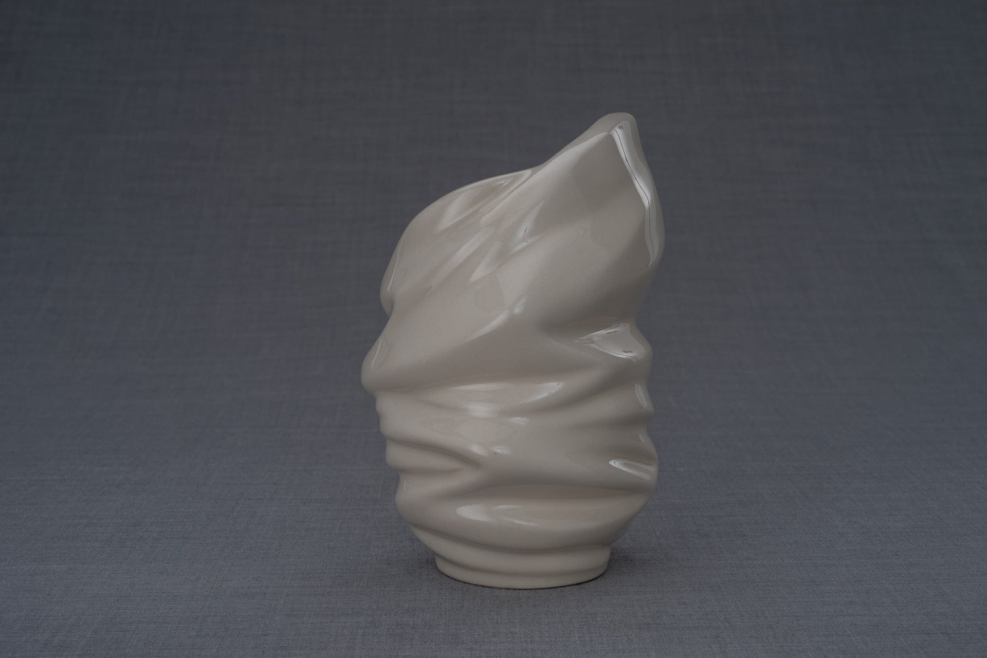 Pulvis Art Urns Keepsake Urn Handmade Cremation Keepsake Urn "Light" - Small | Transparent | Ceramic