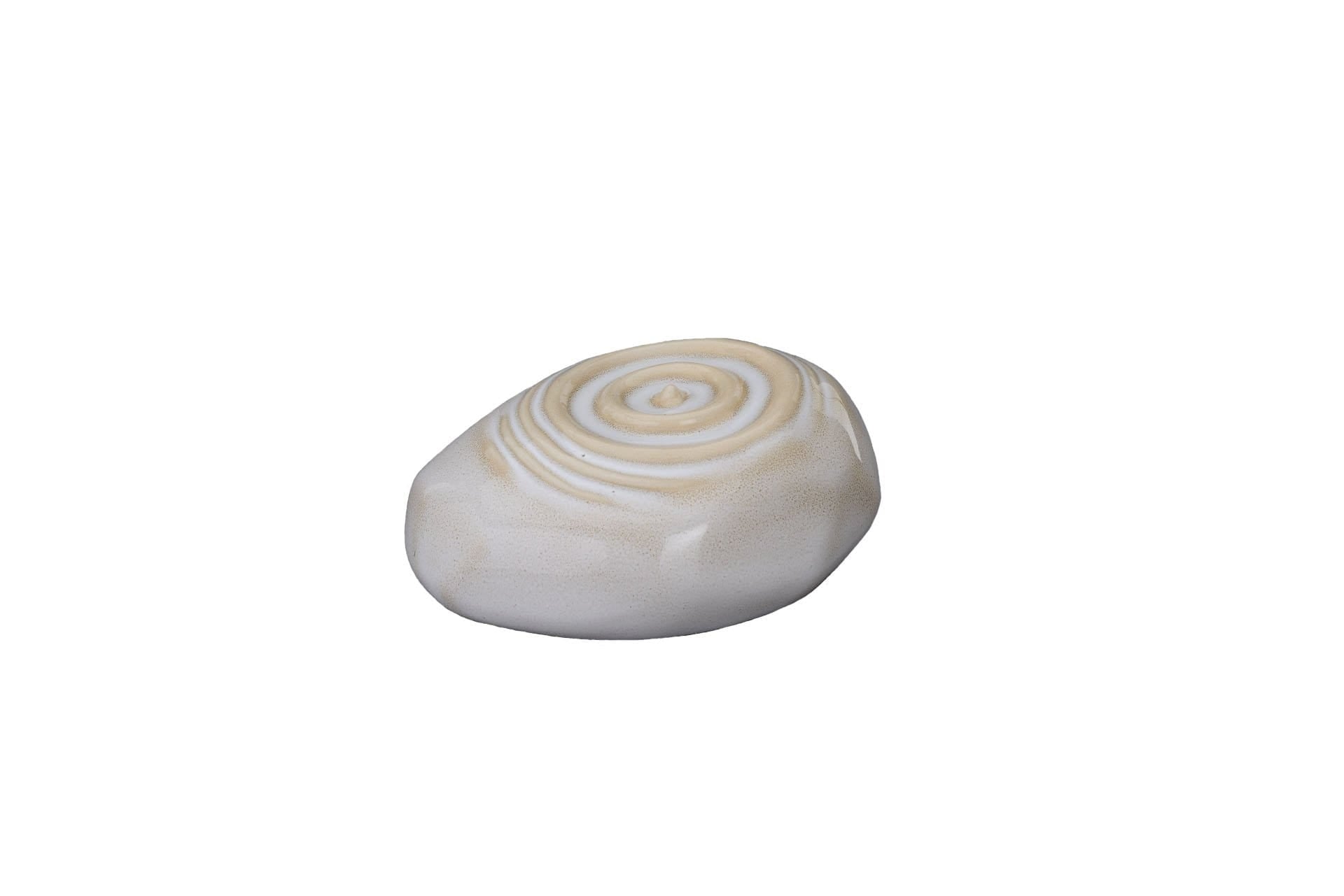 Resonance Handmade Cremation Keepsake Urn for Ashes, color Beige Melange-Pulvis Art Urns