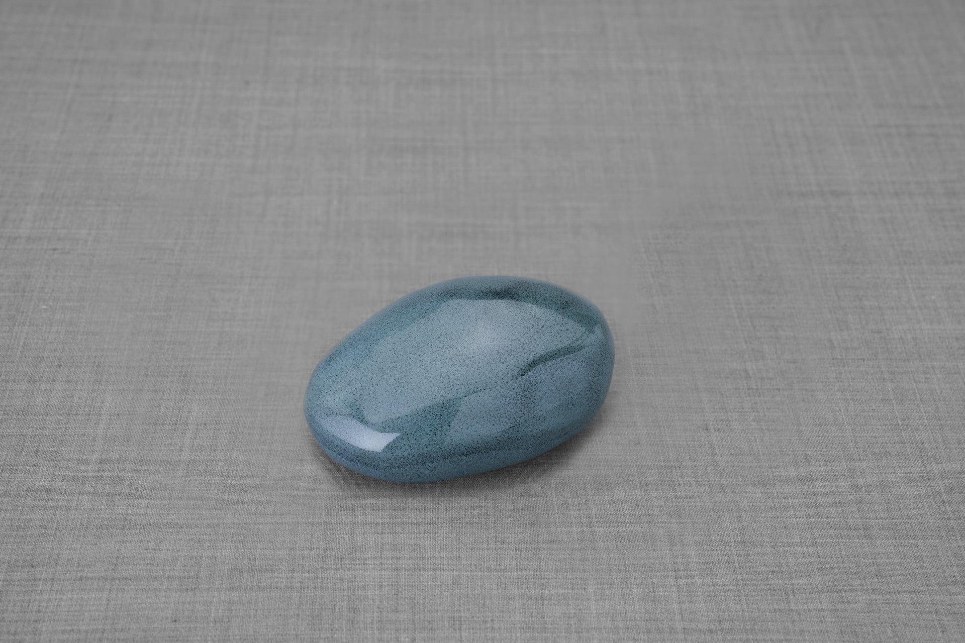 Pulvis Art Urns Keepsake Urn Handmade Cremation Keepsake Urn "Stone" - Small | Oxide Green Melange | Ceramic