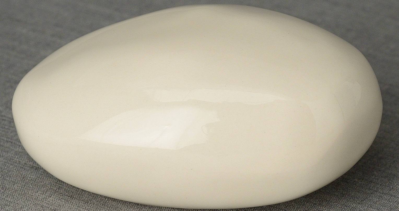 Stone Handmade Cremation Keepsake Urn for Ashes, color Transparent-PulvisArtUrns-Pulvis Art Urns