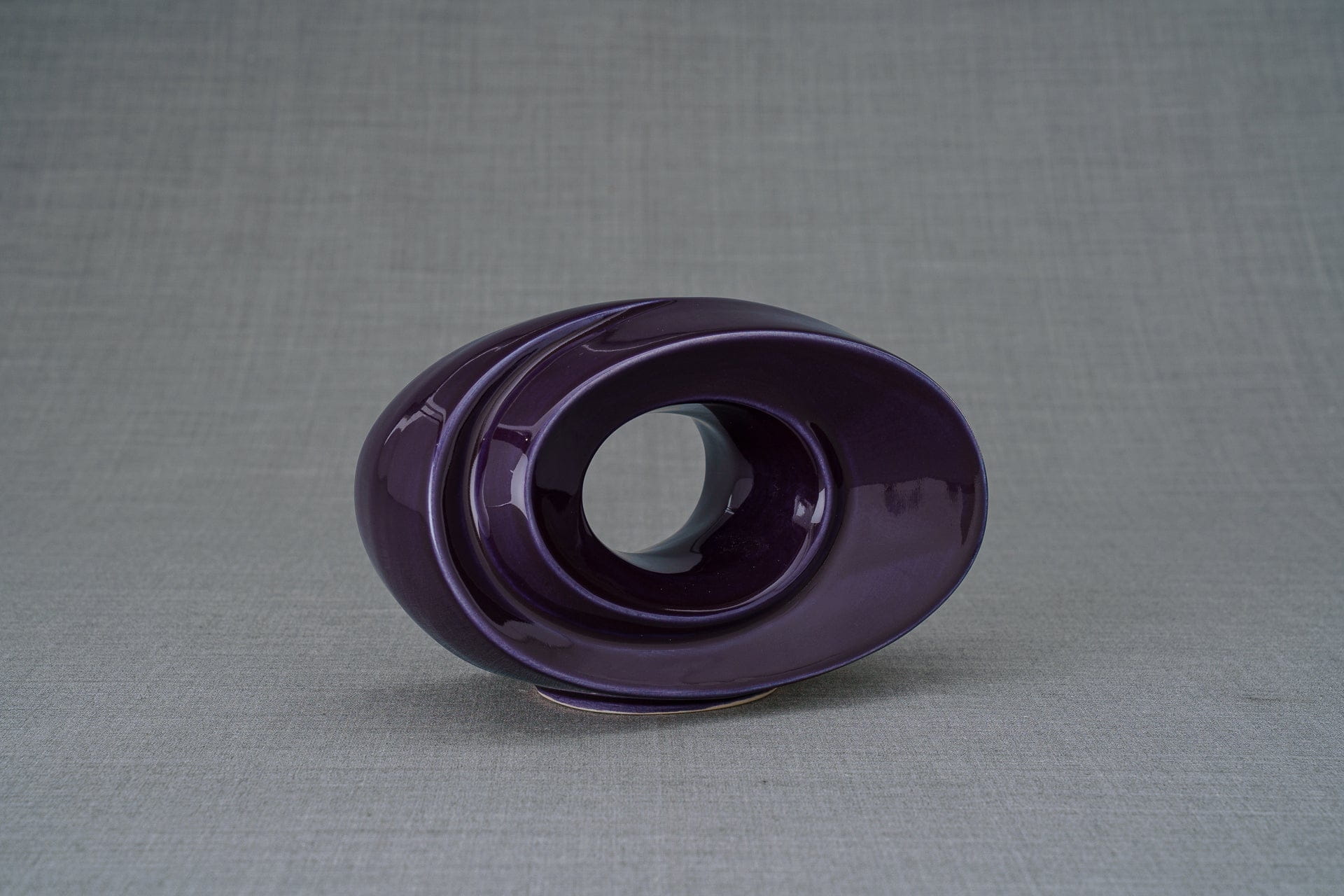 Pulvis Art Urns Keepsake Urn Handmade Cremation Keepsake Urn "The Passage" - Small | Violet | Ceramic