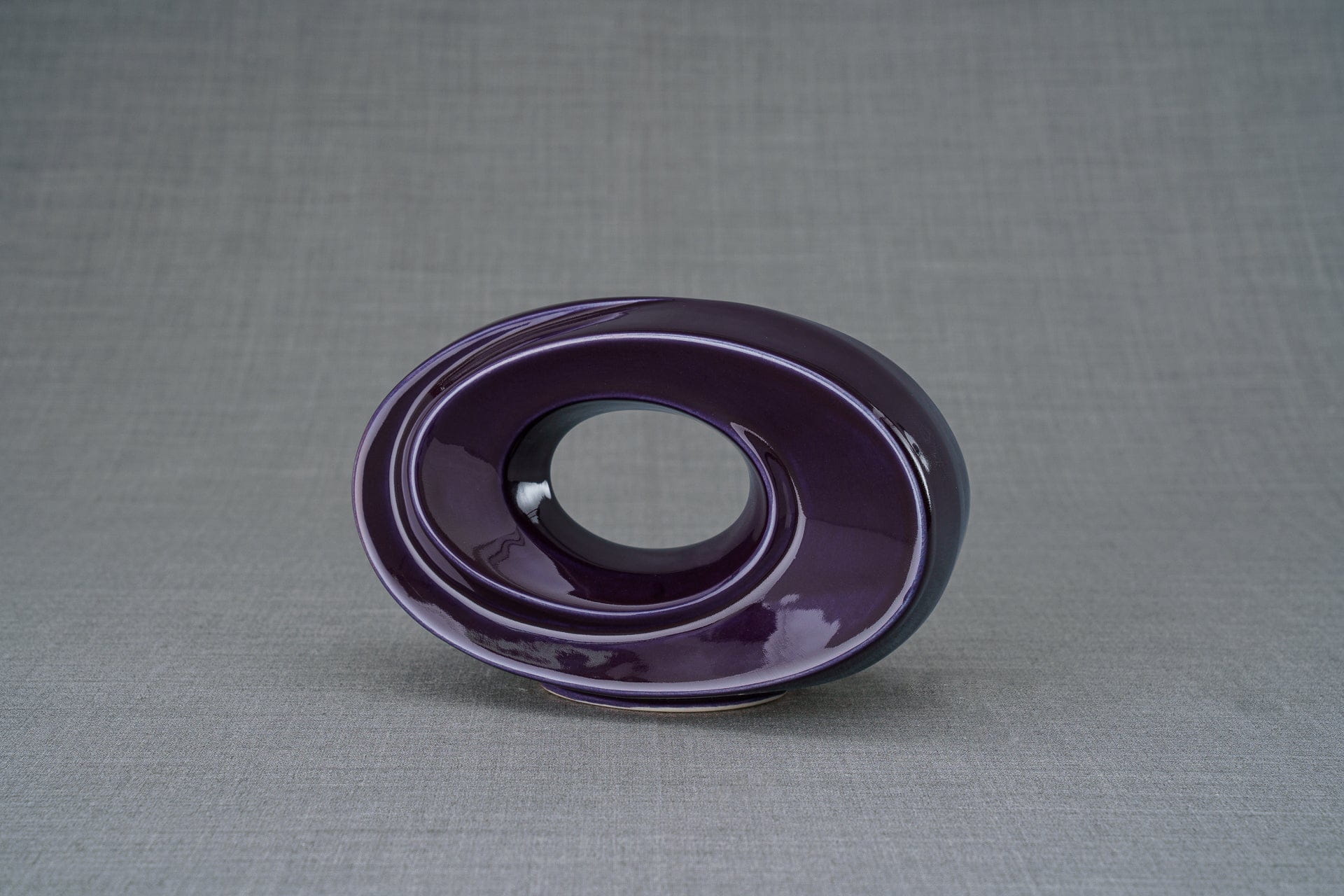Pulvis Art Urns Keepsake Urn Handmade Cremation Keepsake Urn "The Passage" - Small | Violet | Ceramic