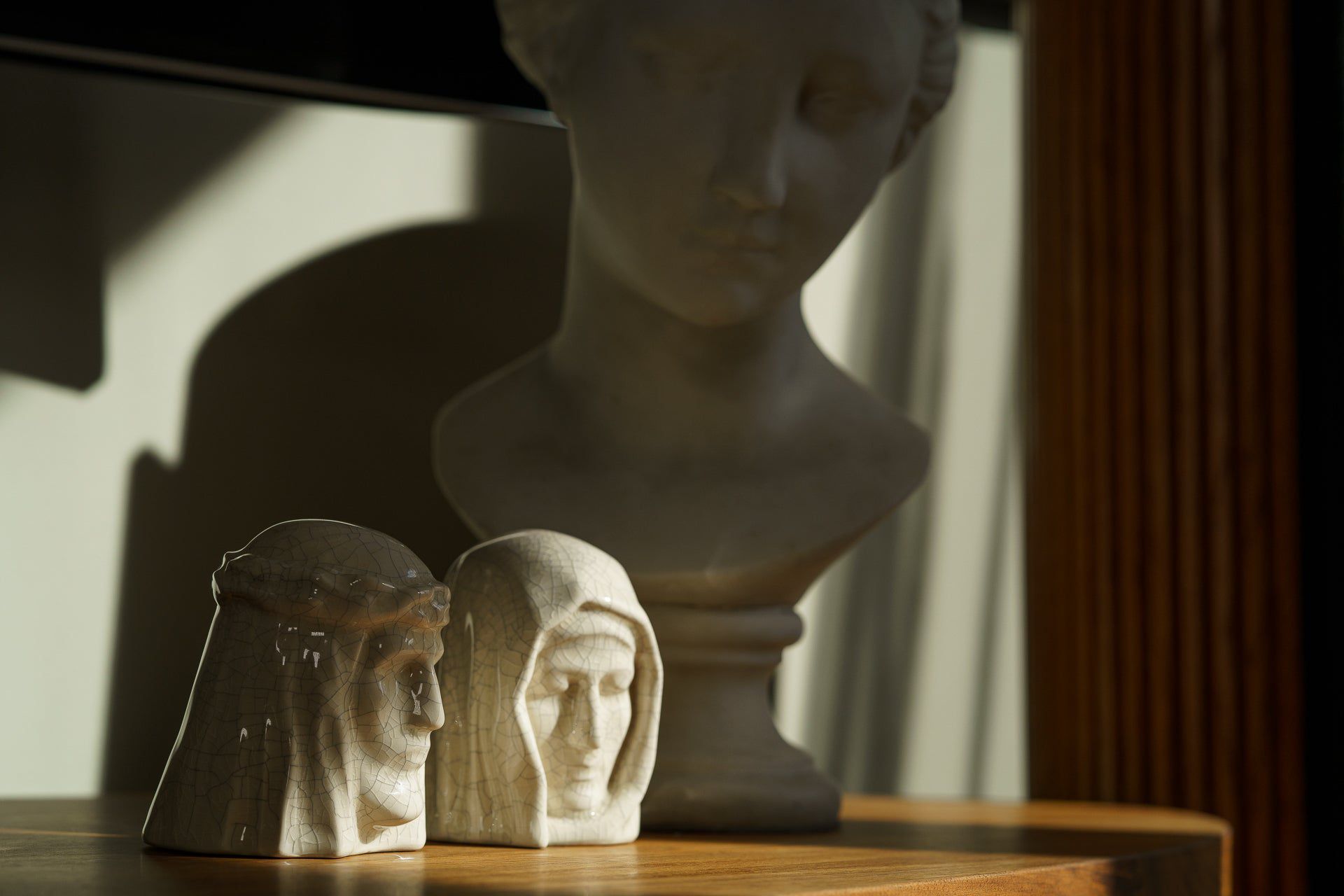 Pulvis Art Urns Keepsake Urn Handmade Mini Keepsake Urn "The Christ" - Light Sand | Ceramic