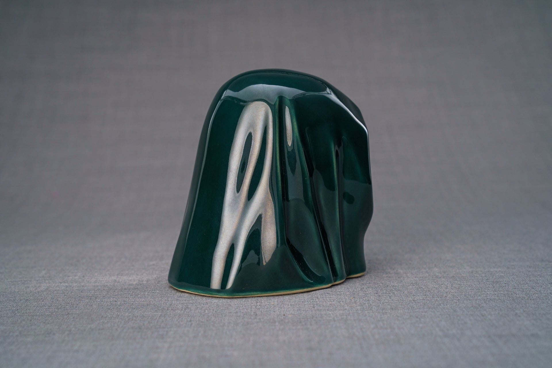 Pulvis Art Urns Keepsake Urn Handmade Mini Keepsake Urn "The Holy Mother" - Oxide Green | Ceramic