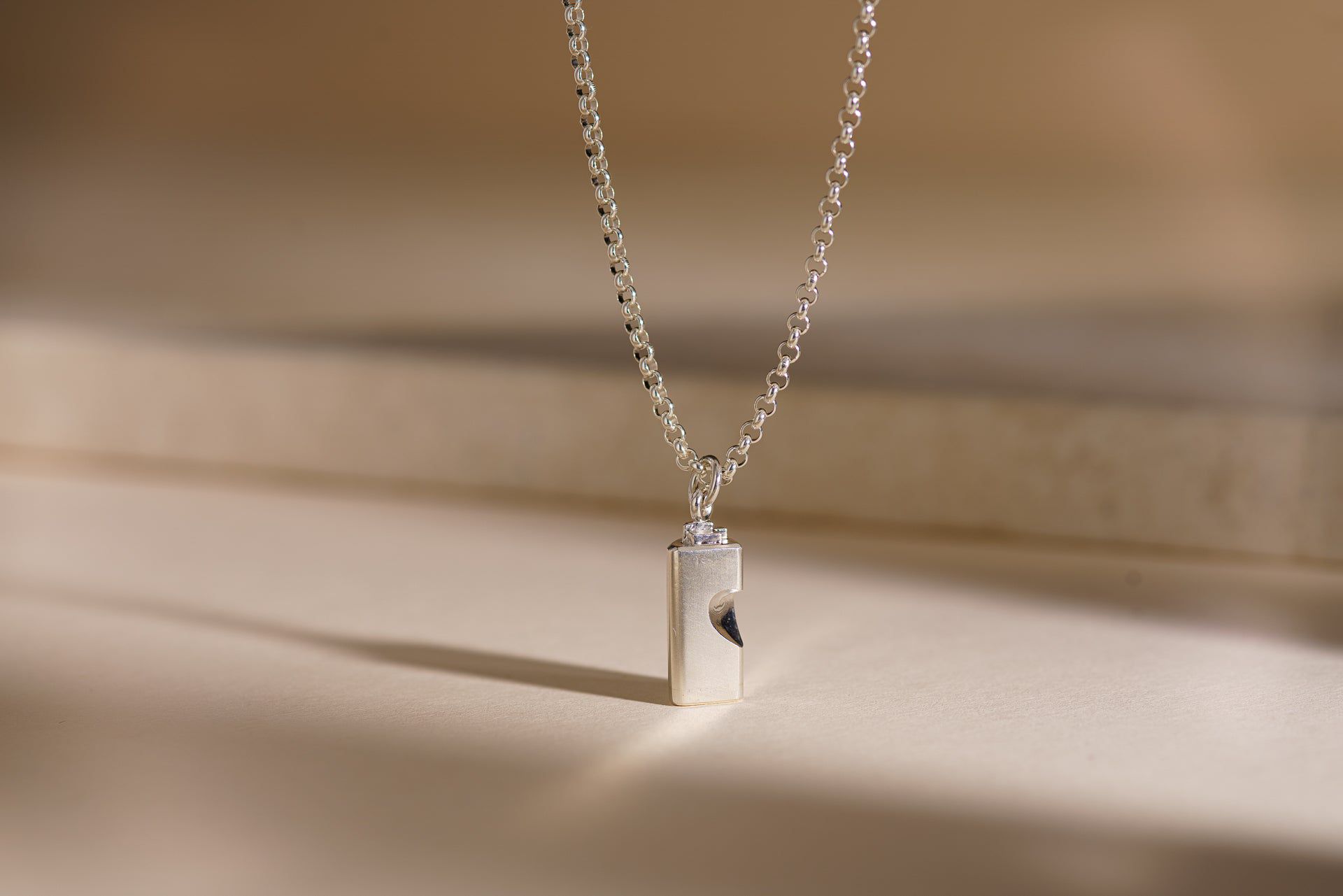 Pulvis Art Urns Memorial Cremation Necklace – Heart | Silver | Handmade Cremation Jewelry