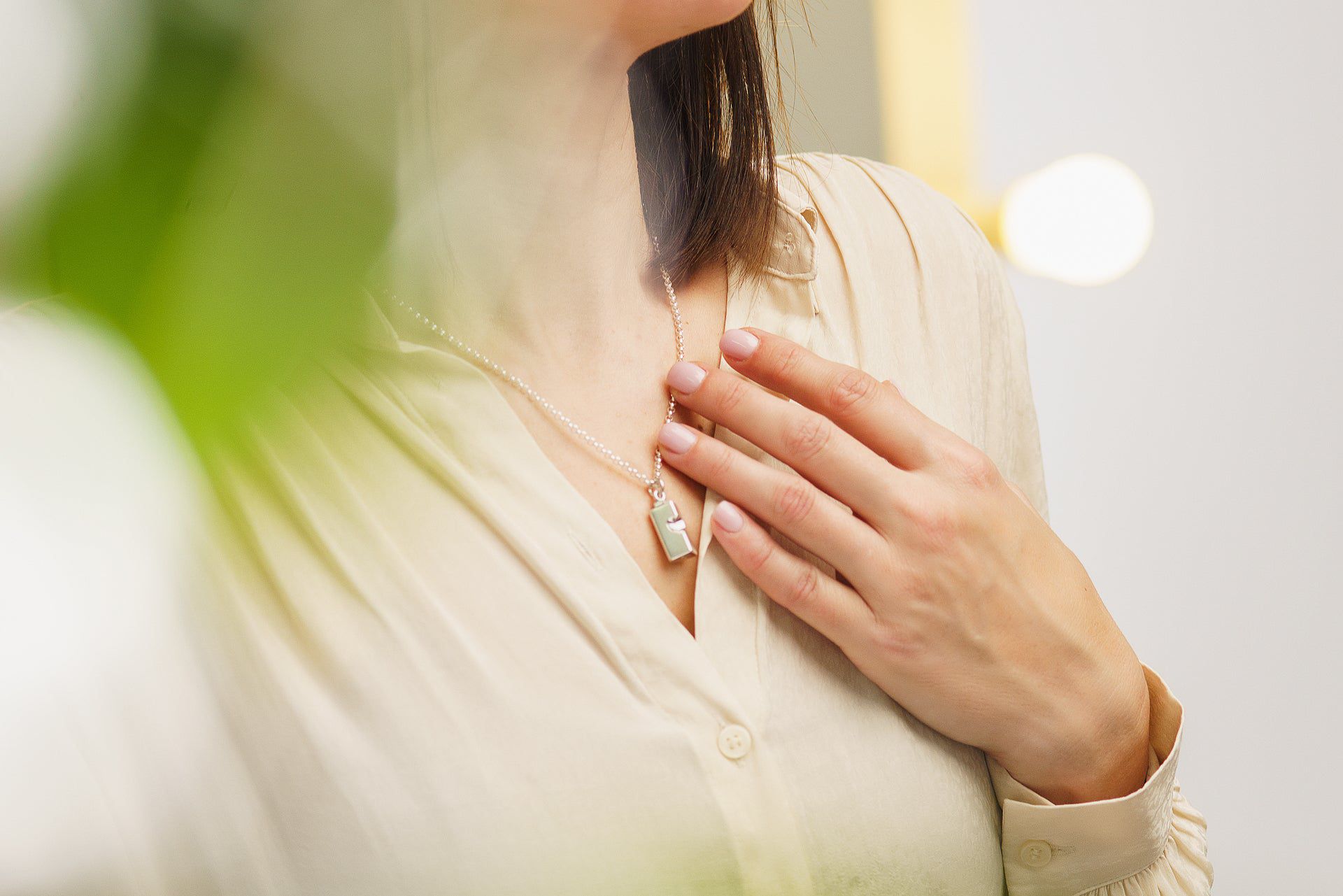Pulvis Art Urns Memorial Cremation Necklace – Heart | Silver | Handmade Cremation Jewelry