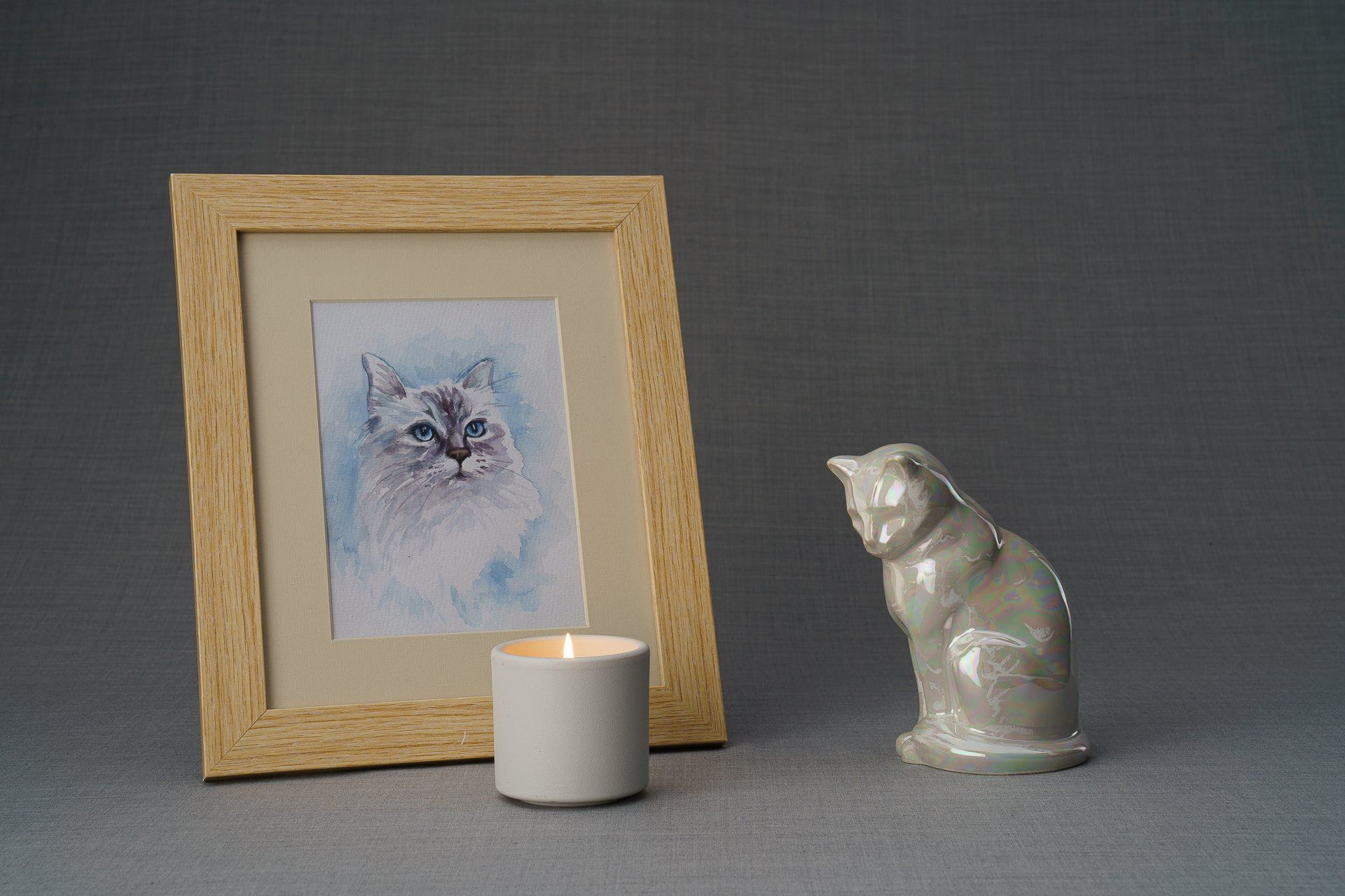 Pulvis Art Urns "Mini Neko" Pet Memorial Bundle - 4 pcs. | Handmade