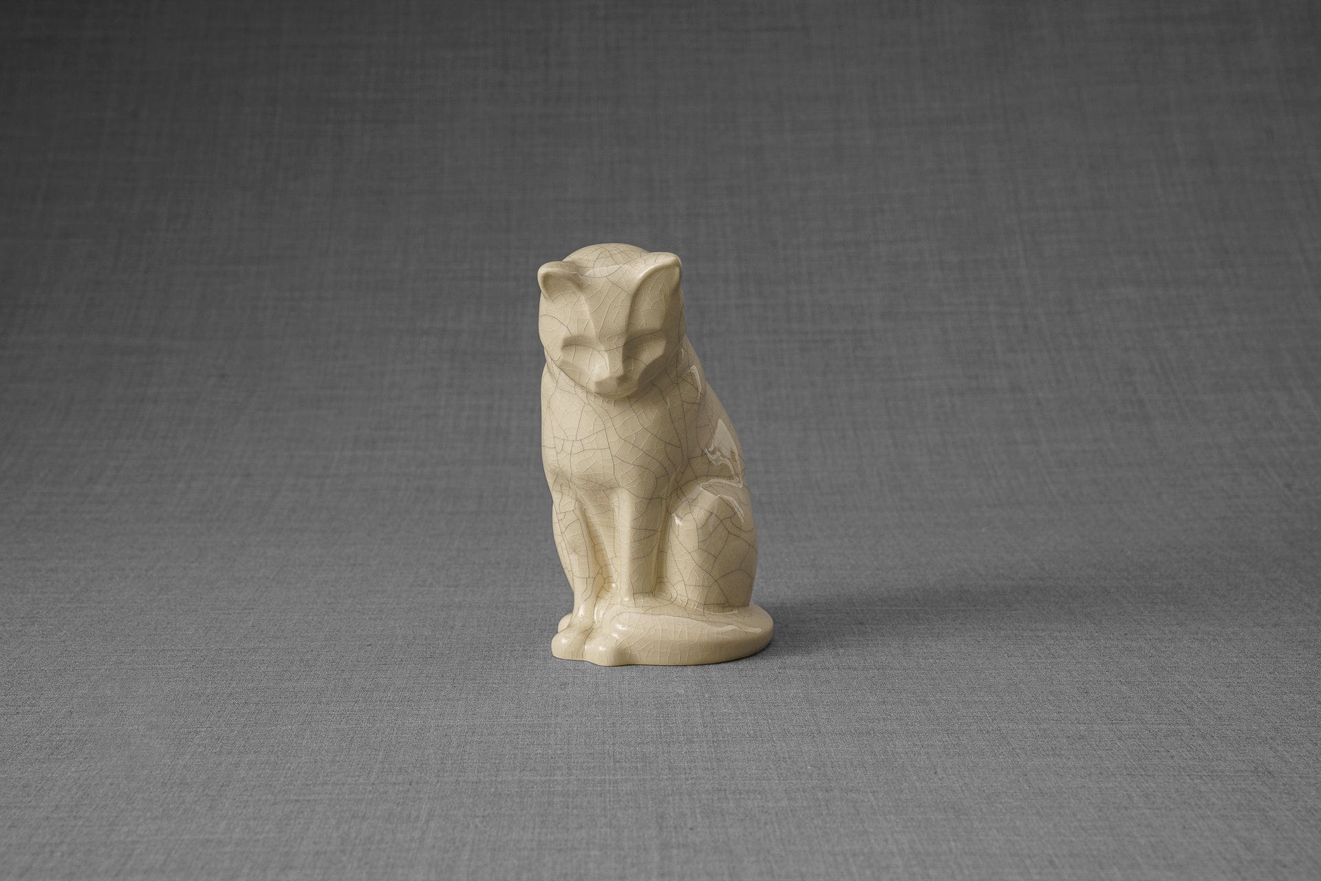Pulvis Art Urns Craquelure / Light "Mini Neko" Pet Memorial Bundle - 4 pcs. | Handmade