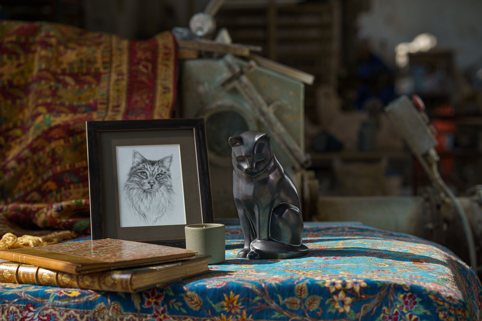 Pulvis Art Urns "Neko" Pet Memorial Bundle - 4 pcs. | Handmade