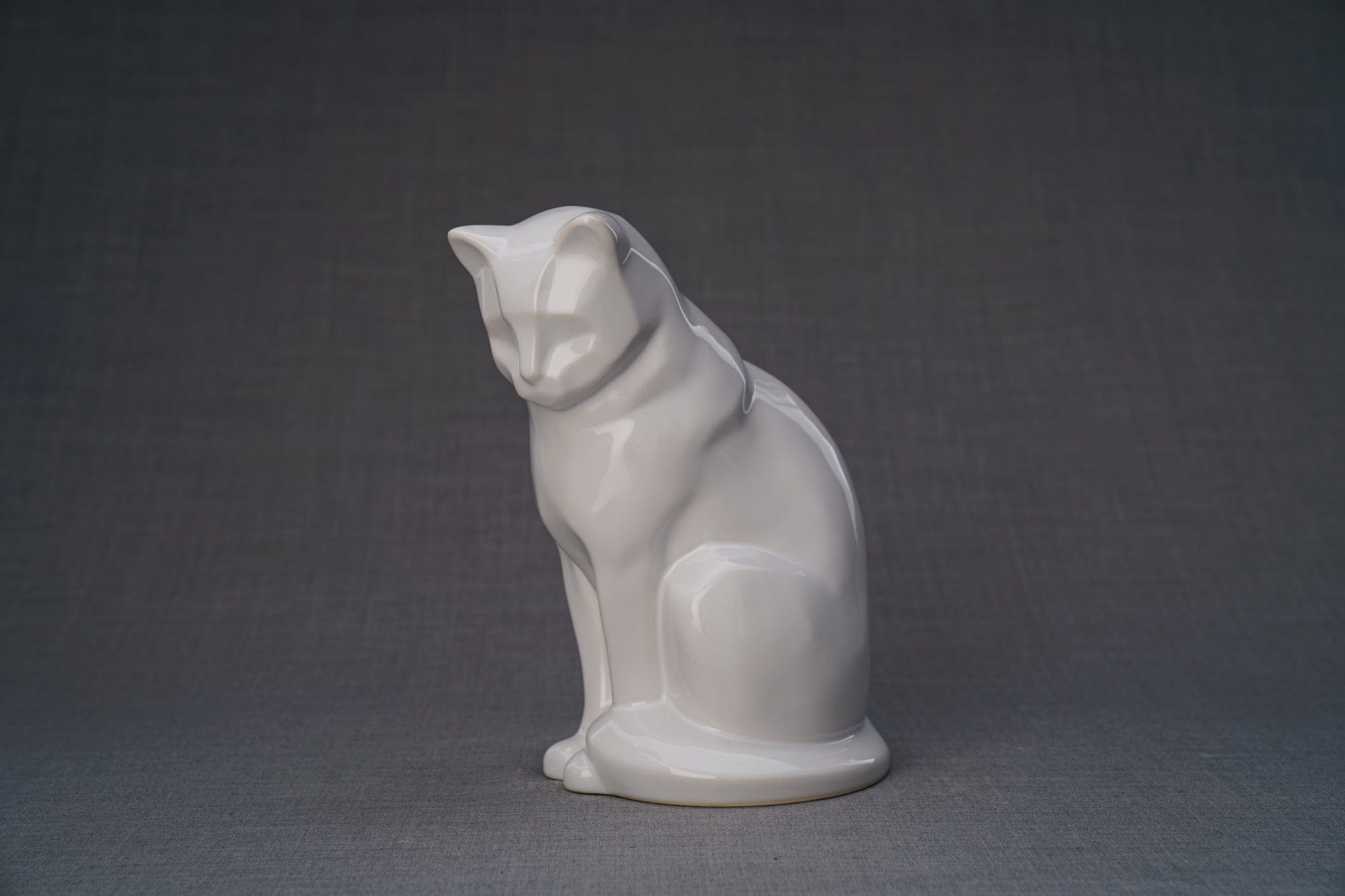 Pulvis Art Urns White / Light "Neko" Pet Memorial Bundle - 4 pcs. | Handmade