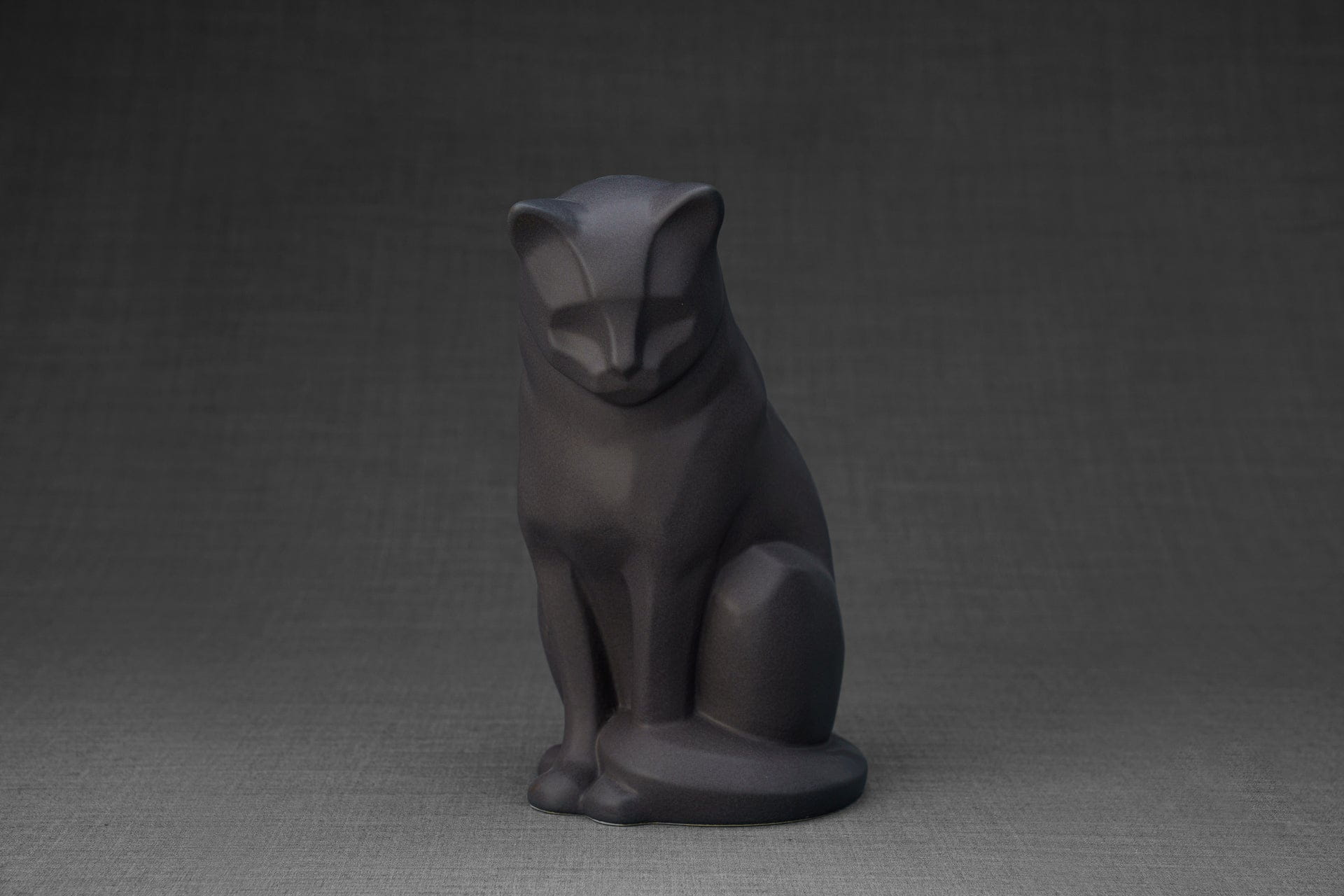 Pulvis Art Urns Gray Matte / Light "Neko" Pet Memorial Bundle - 4 pcs. | Handmade