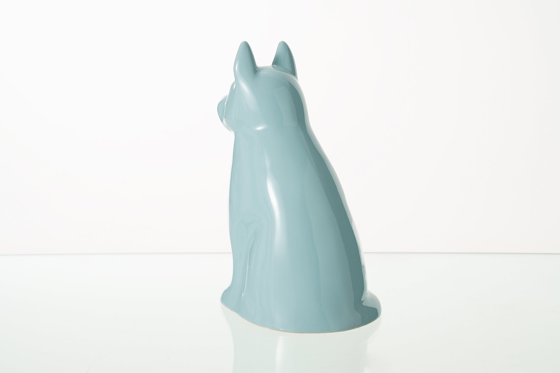 Pulvis Art Urns Pet Urn "Barkley" Pet Urn for Dog - Baby Blue | Ceramic | Handmade