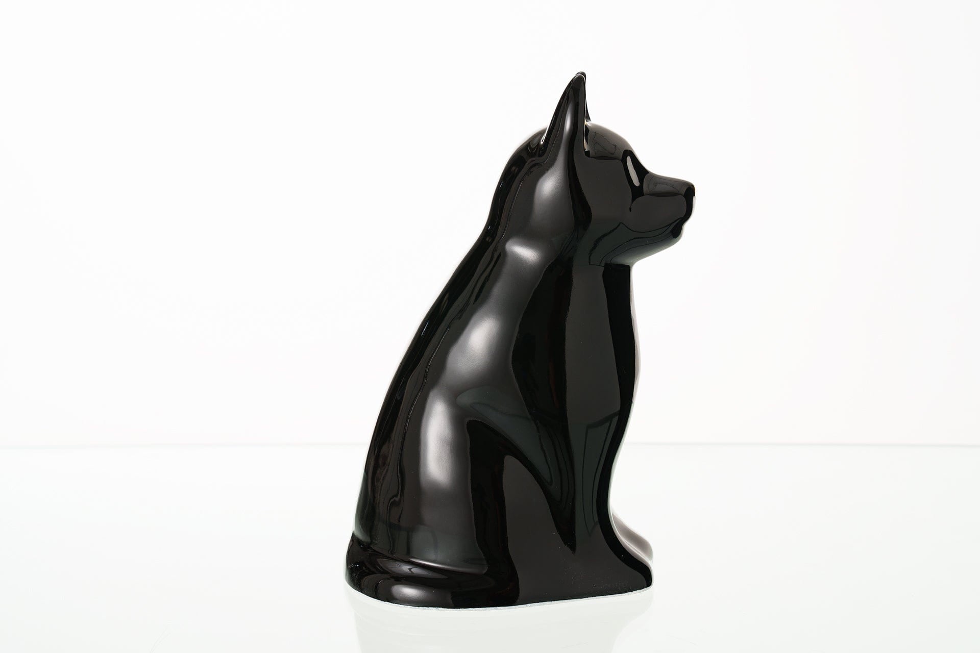 Pulvis Art Urns Pet Urn "Barkley" Pet Urn for Dog - Black | Ceramic | Handmade