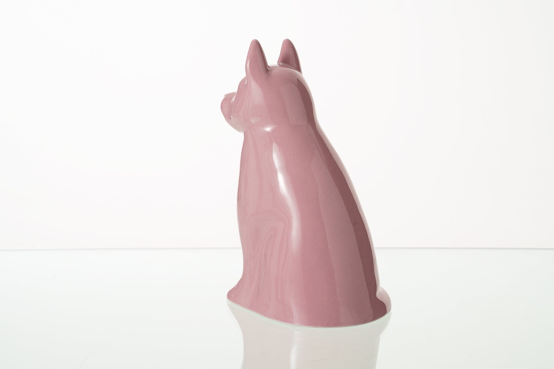 Pulvis Art Urns Pet Urn "Barkley" Pet Urn for Dog - Pink | Ceramic | Handmade