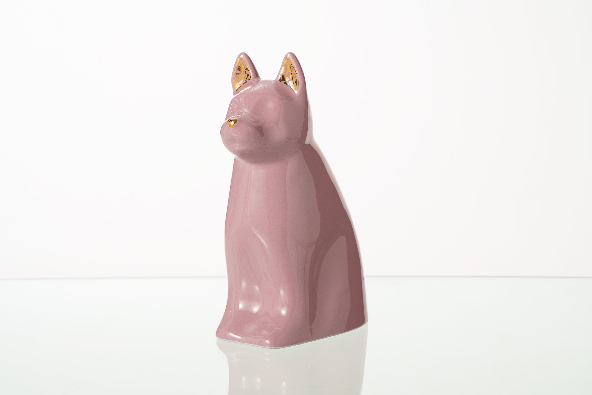 Pulvis Art Urns Pet Urn "Barkley" Pet Urn for Dog - Pink | Ceramic | Handmade