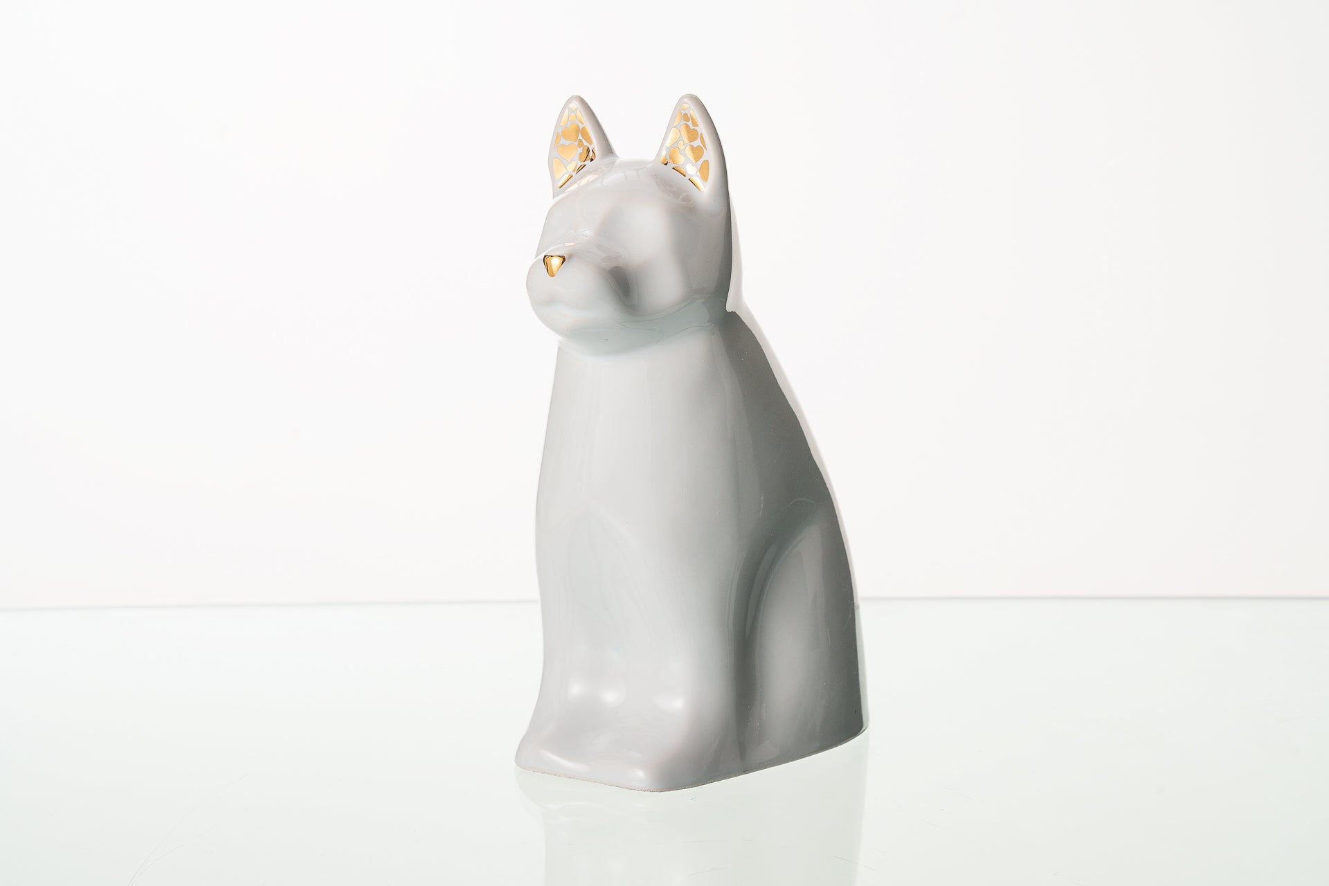 Pulvis Art Urns Pet Urn "Barkley" Pet Urn for Dog - White | Ceramic | Handmade