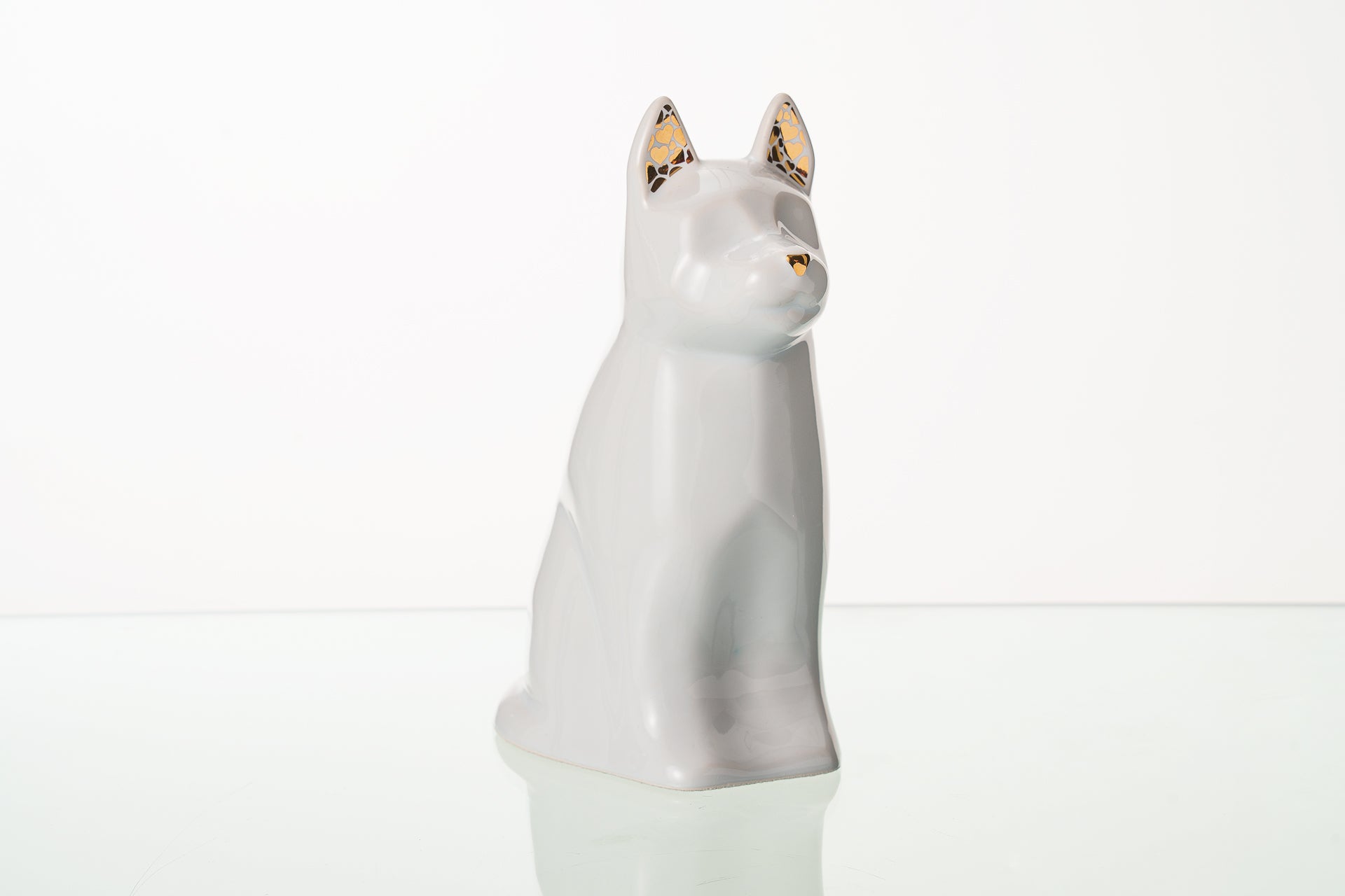 Pulvis Art Urns Pet Urn "Barkley" Pet Urn for Dog - White | Ceramic | Handmade
