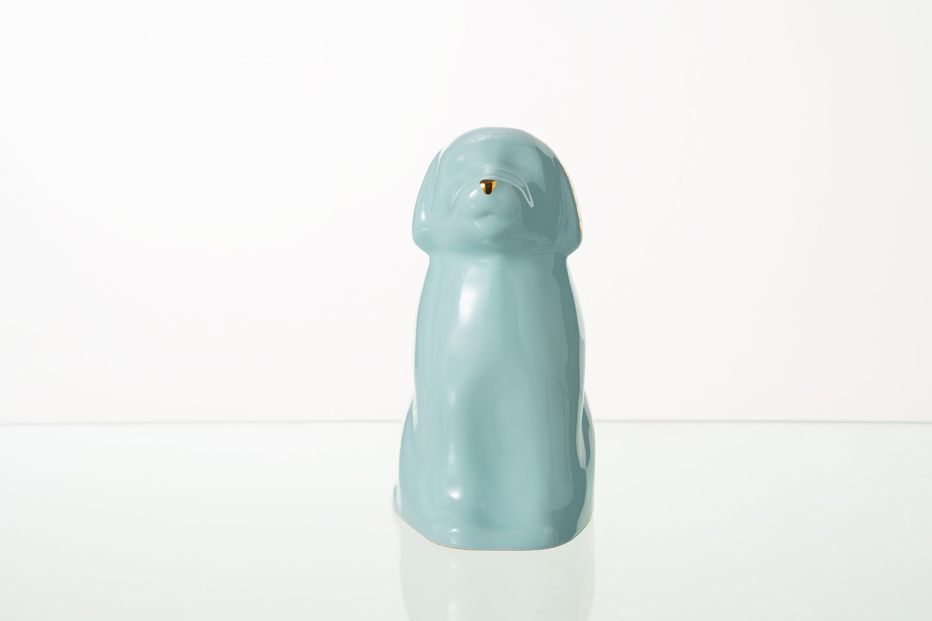 Pulvis Art Urns Pet Urn "Cuddle" Pet Urn for Dog - Baby Blue | Ceramic | Handmade