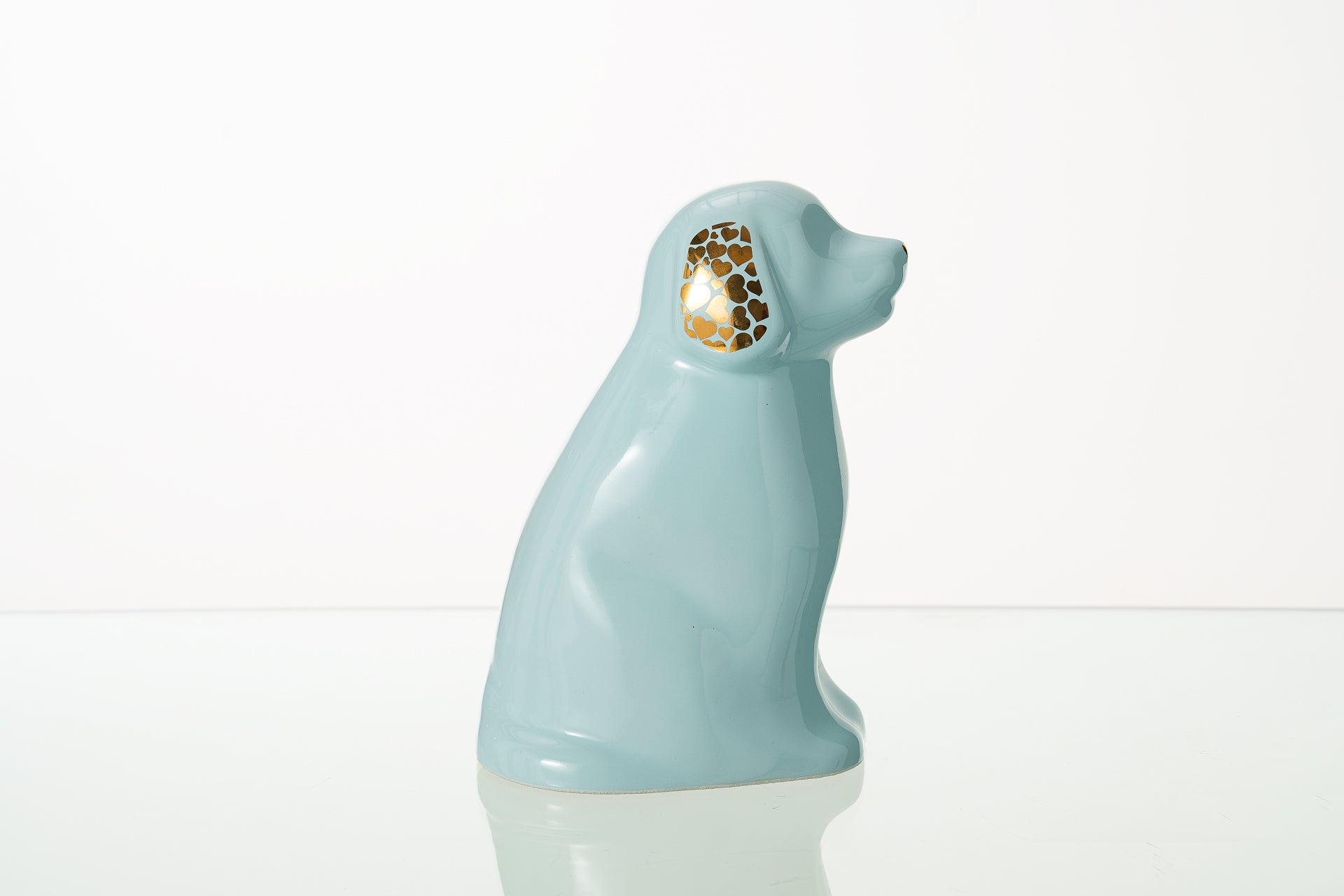 Pulvis Art Urns Pet Urn "Cuddle" Pet Urn for Dog - Baby Blue | Ceramic | Handmade