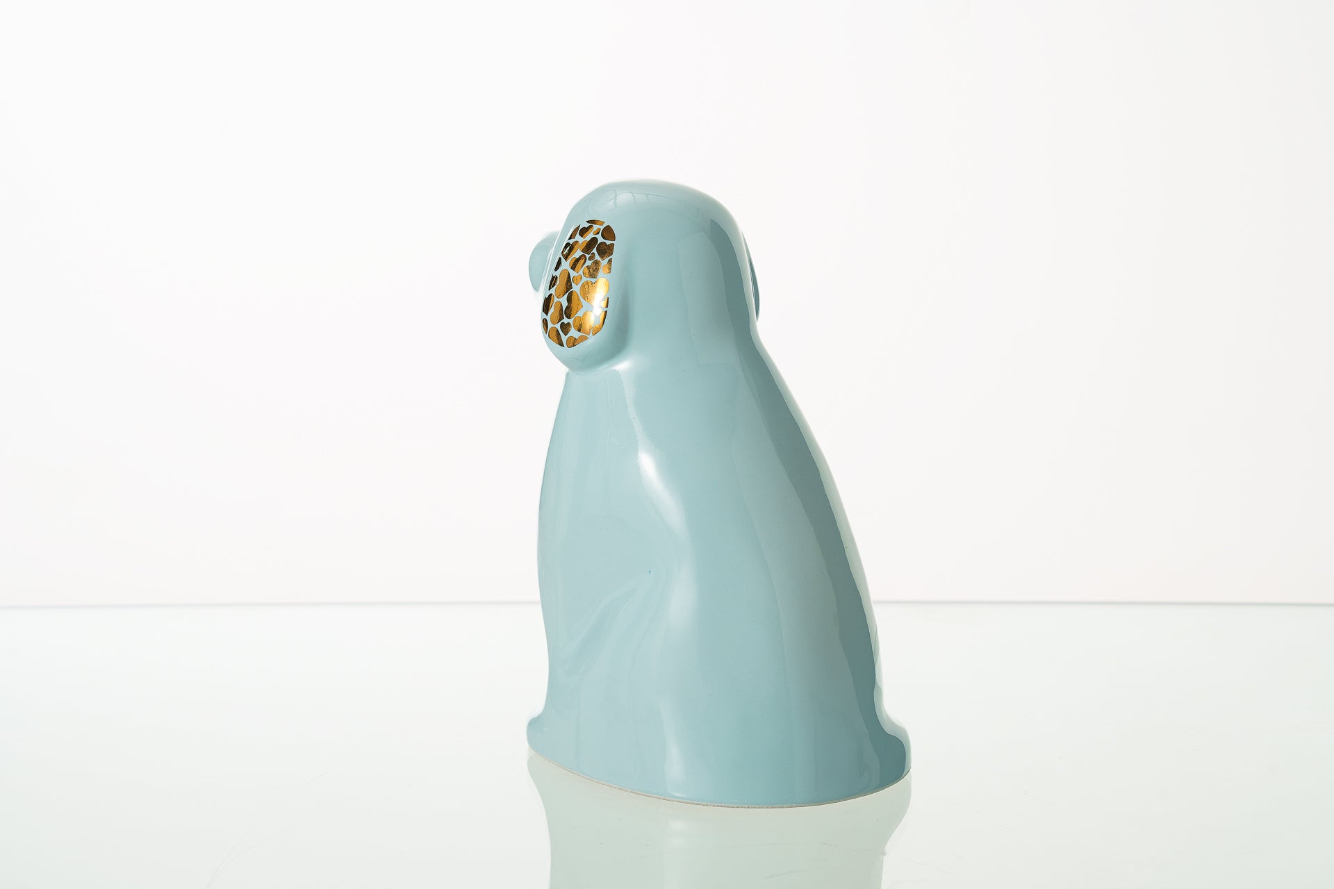Pulvis Art Urns Pet Urn "Cuddle" Pet Urn for Dog - Baby Blue | Ceramic | Handmade