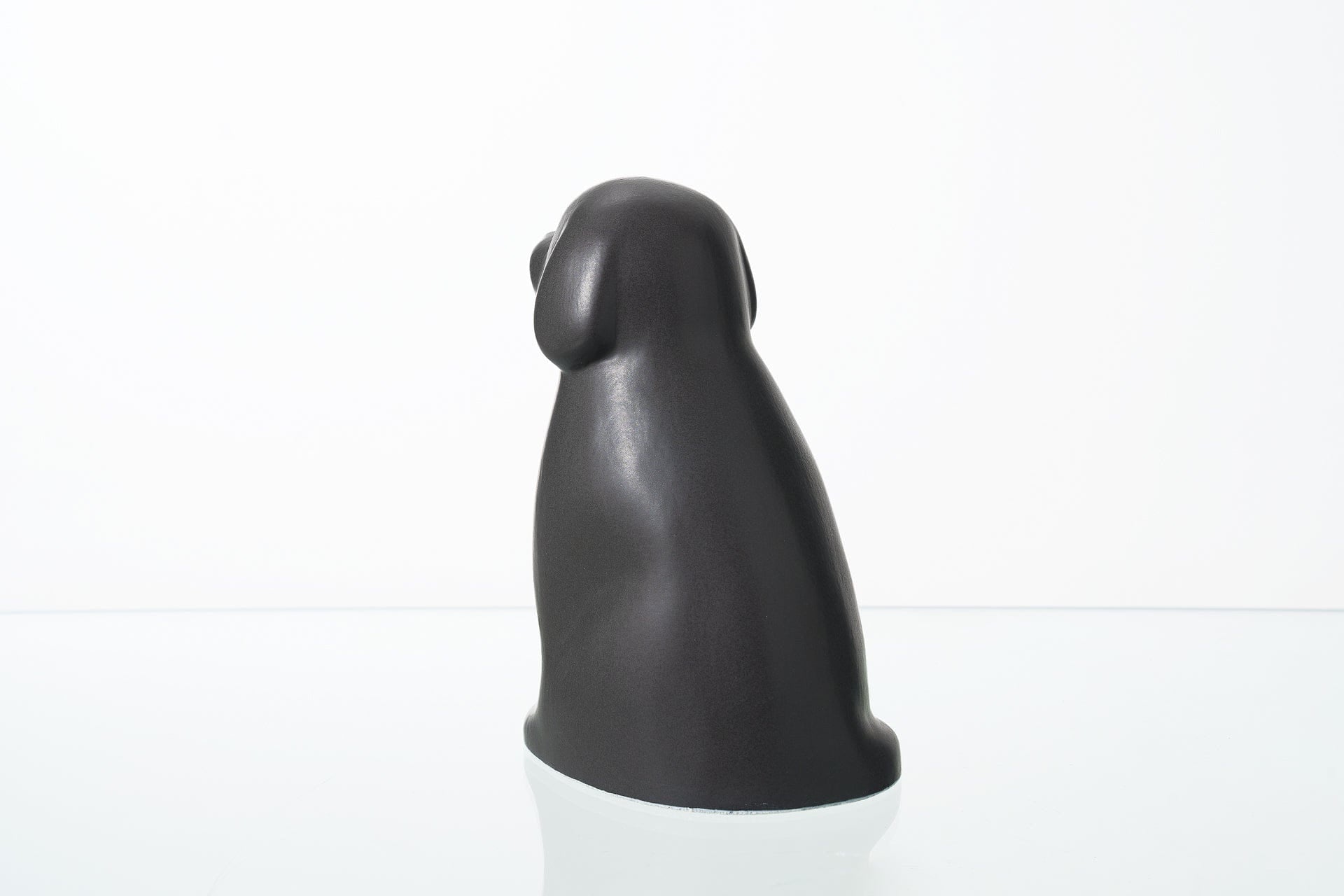 Pulvis Art Urns Pet Urn "Cuddle" Pet Urn for Dog - Grey Matte | Ceramic | Handmade