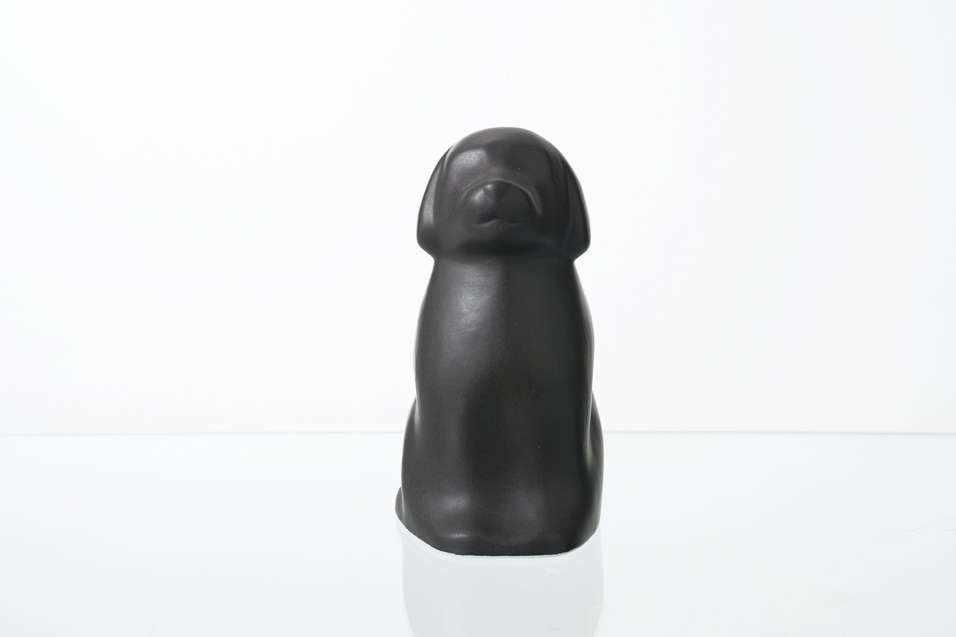 Pulvis Art Urns Pet Urn "Cuddle" Pet Urn for Dog - Grey Matte | Ceramic | Handmade