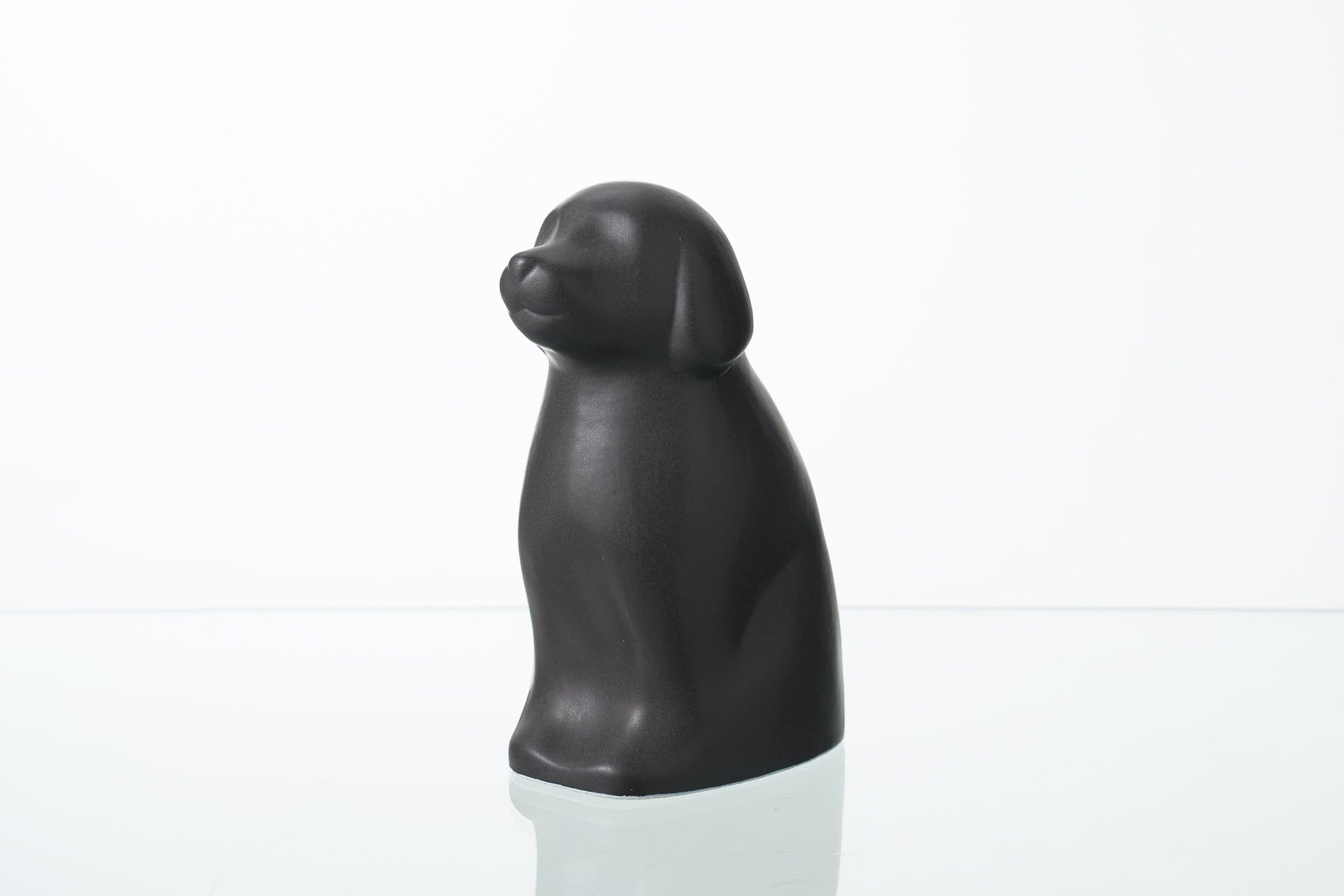 Pulvis Art Urns Pet Urn "Cuddle" Pet Urn for Dog - Grey Matte | Ceramic | Handmade