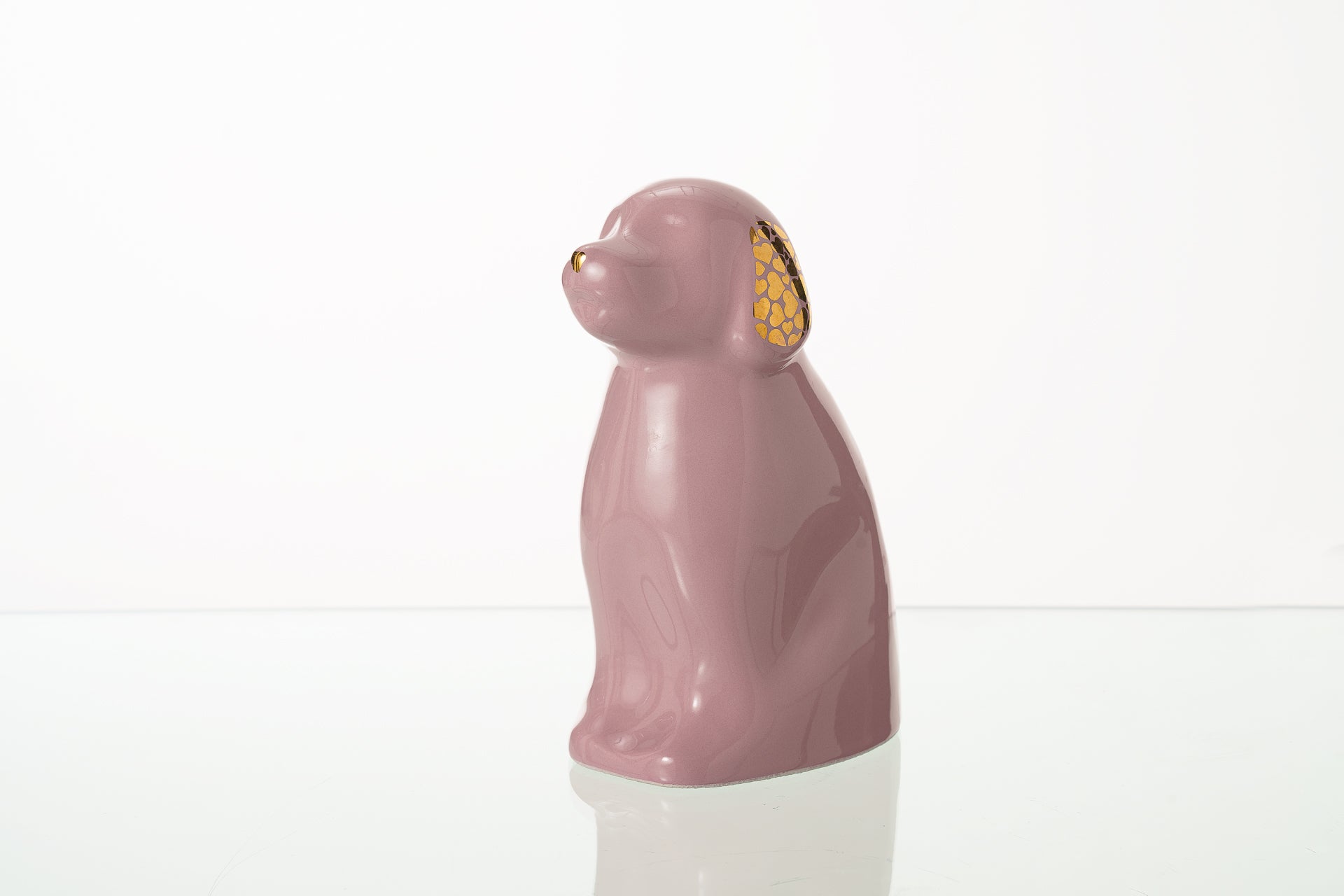 Pulvis Art Urns Pet Urn "Cuddle" Pet Urn for Dog - Pink | Ceramic | Handmade
