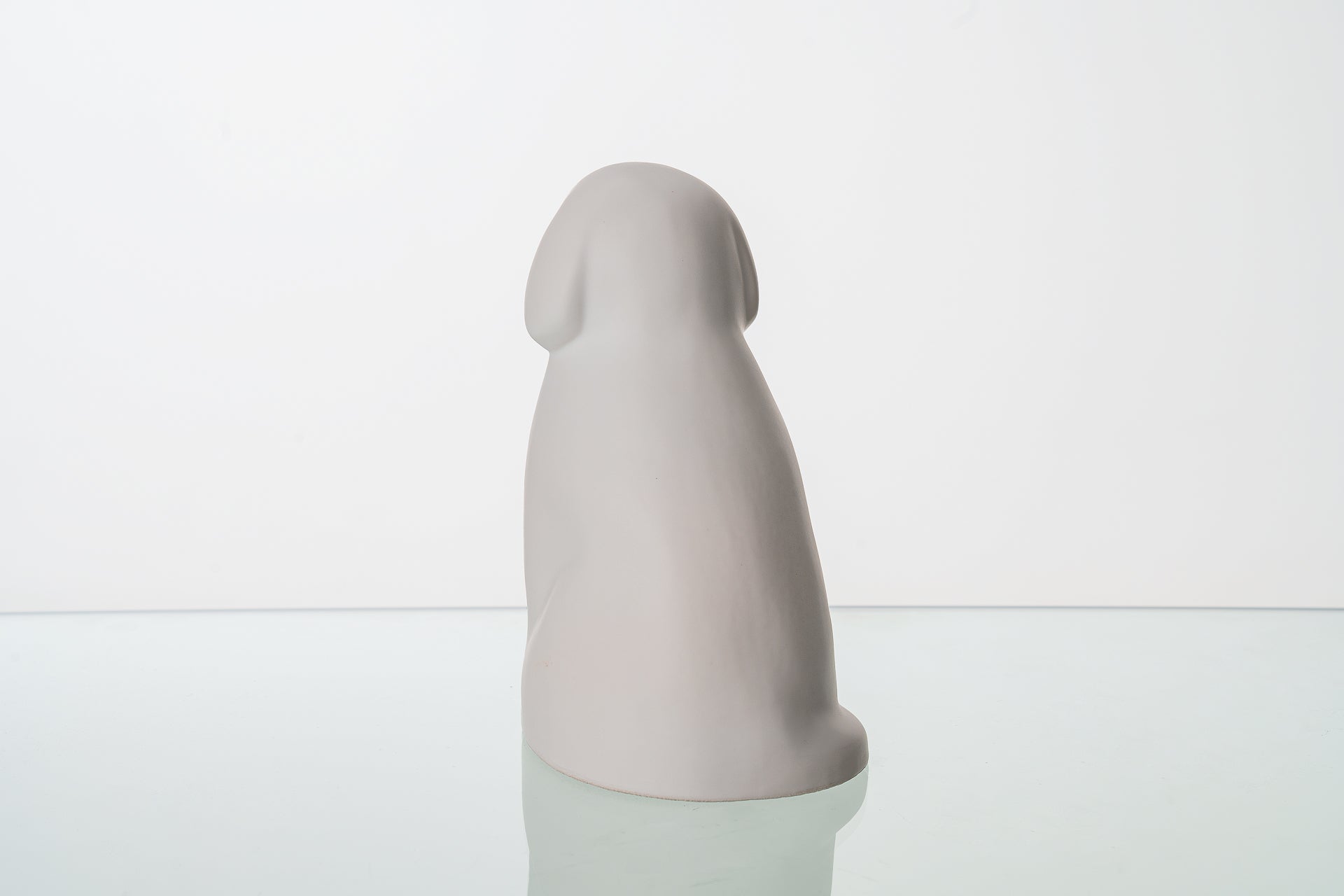 Pulvis Art Urns Pet Urn "Cuddle" Pet Urn for Dog - White Matte | Ceramic | Handmade