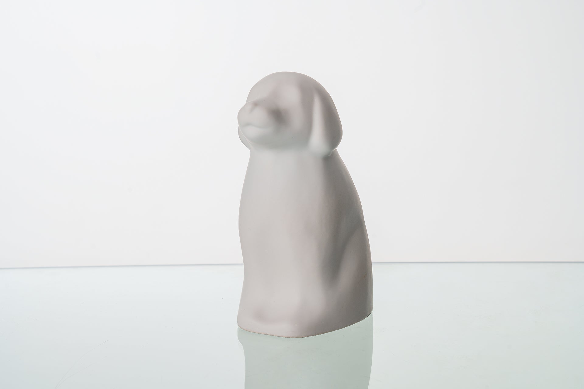 Pulvis Art Urns Pet Urn "Cuddle" Pet Urn for Dog - White Matte | Ceramic | Handmade