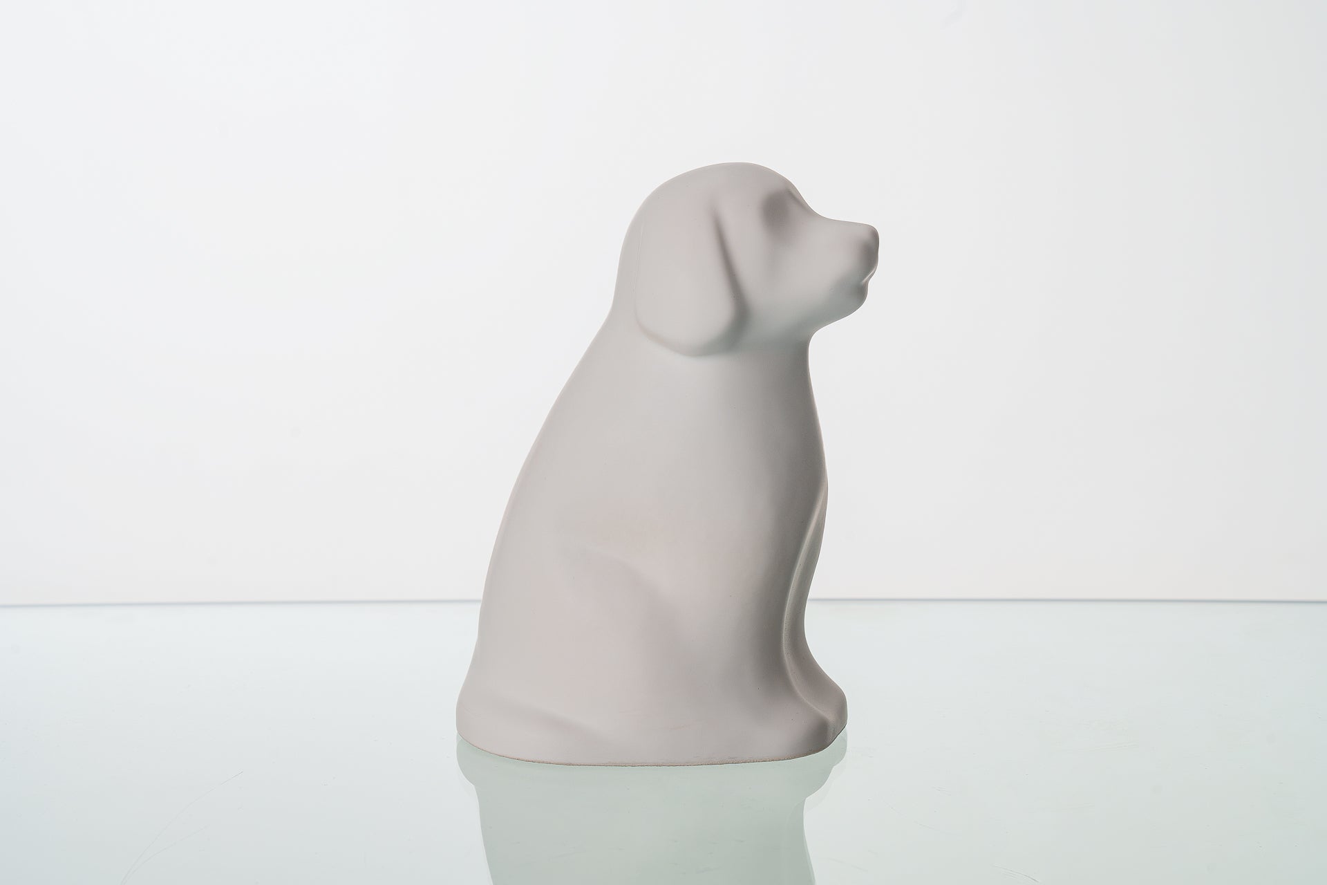 Pulvis Art Urns Pet Urn "Cuddle" Pet Urn for Dog - White Matte | Ceramic | Handmade