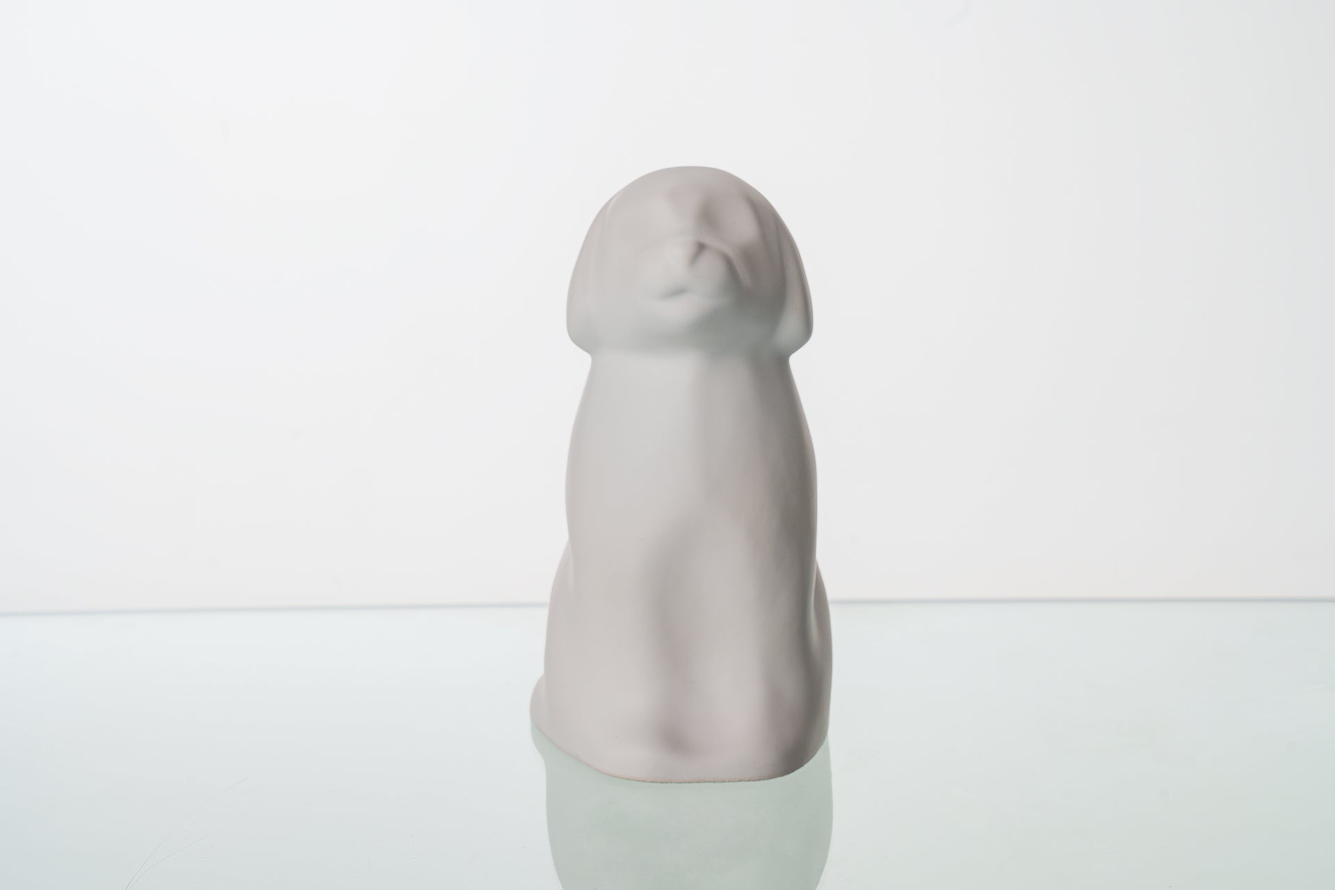 Pulvis Art Urns Pet Urn "Cuddle" Pet Urn for Dog - White Matte | Ceramic | Handmade