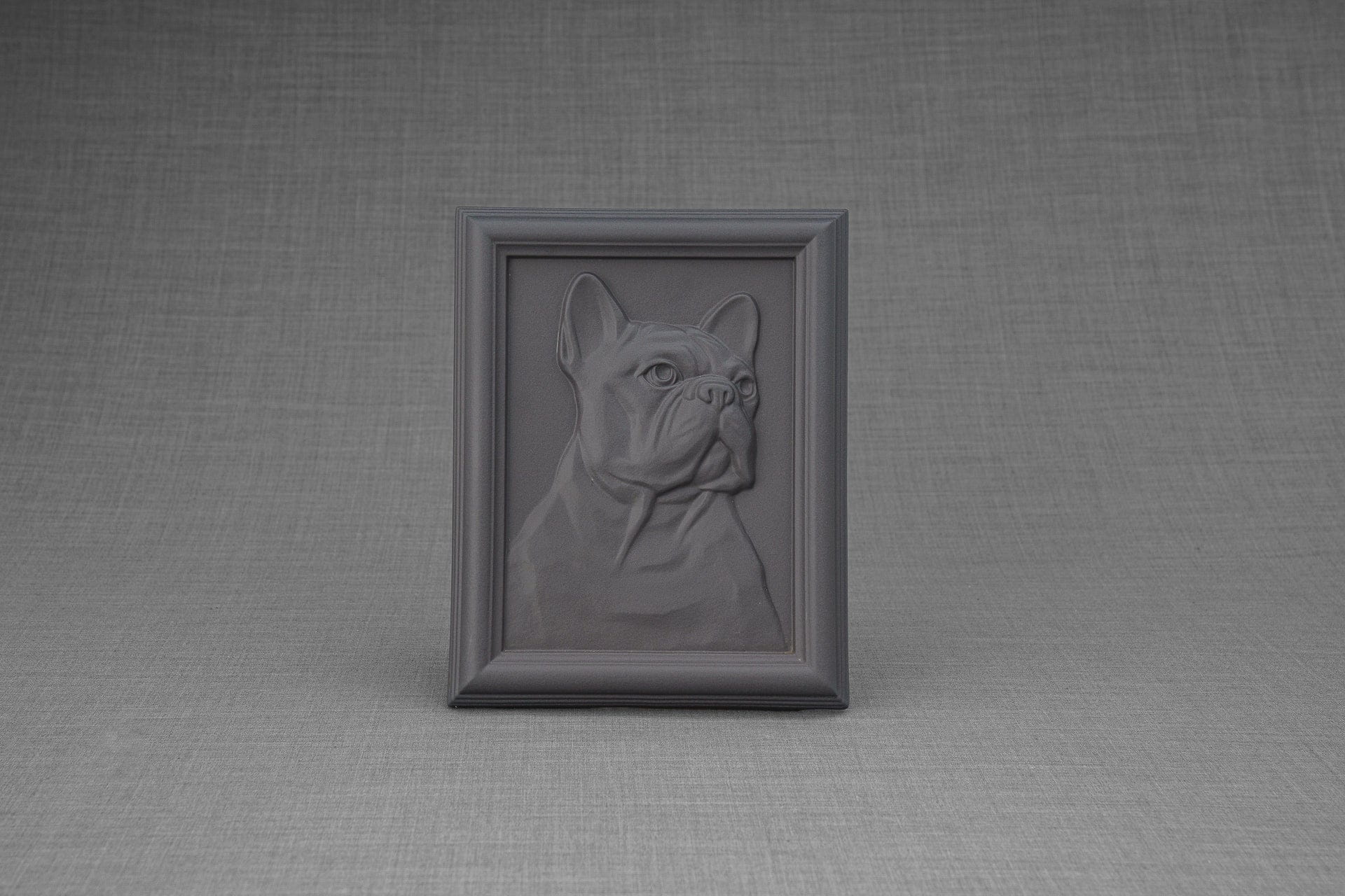 Pulvis Art Urns Pet Urn French Bulldog Pet Urn - Grey Matte | Ceramic | Handmade