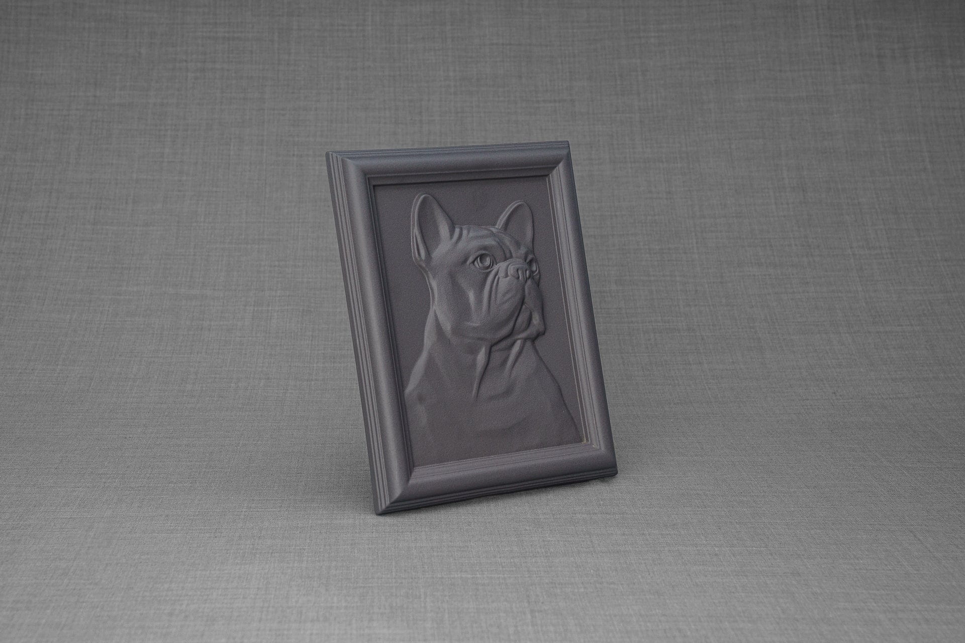 Pulvis Art Urns Pet Urn French Bulldog Pet Urn - Grey Matte | Ceramic | Handmade