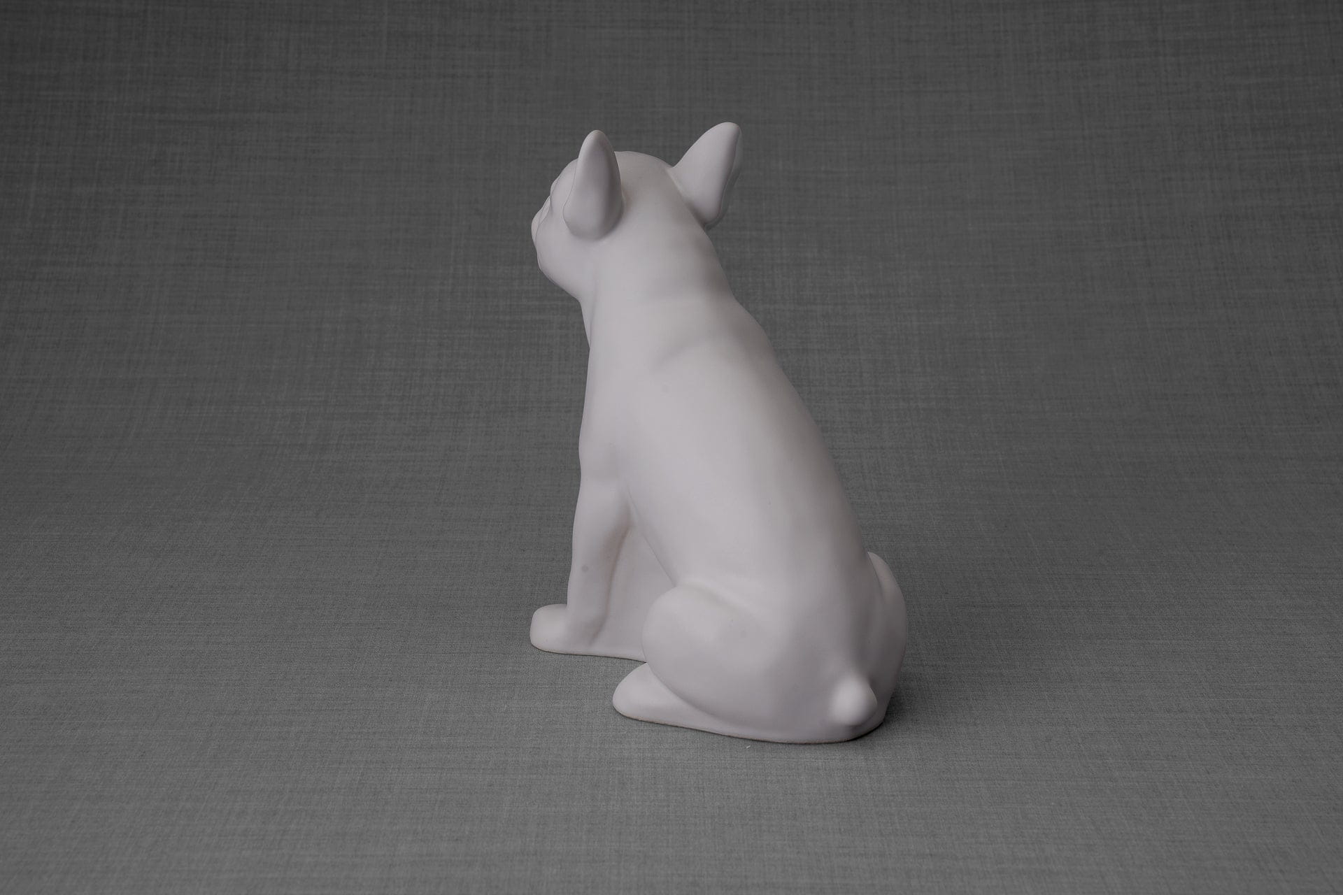Pulvis Art Urns Pet Urn French Bulldog Pet Urn - White Matte | Ceramic Urn
