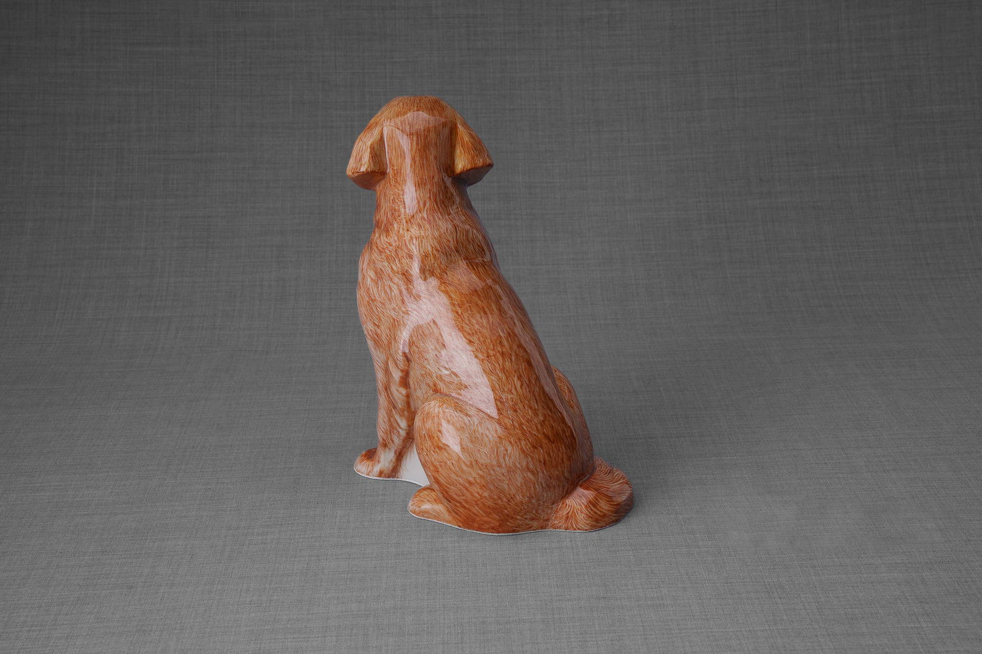 Pulvis Art Urns Pet Urn Golden Retriever Pet Urn - Hand Decorated | Ceramic Urn