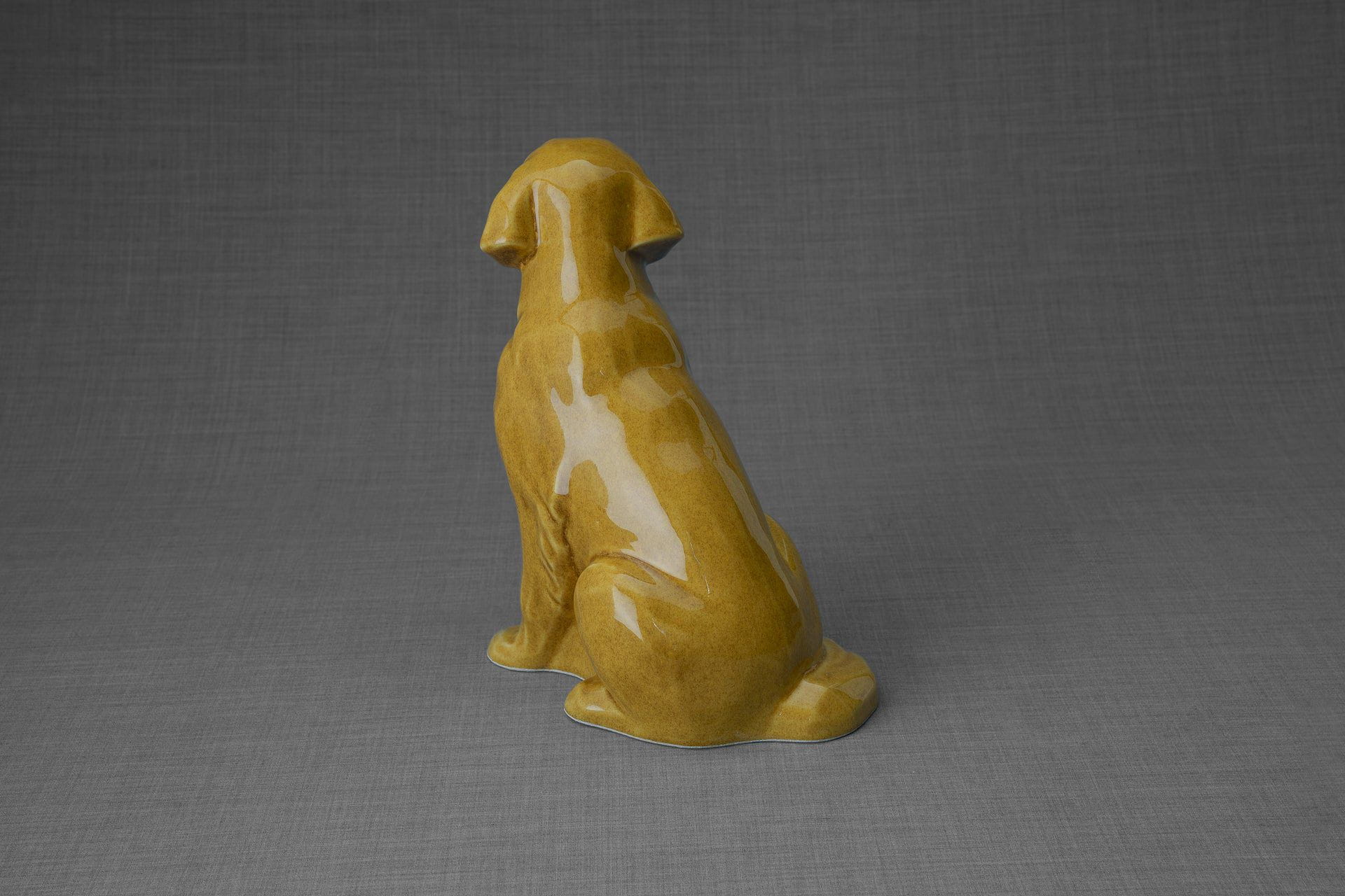 Pulvis Art Urns Pet Urn Golden Retriever Pet Urn - Yellow | Ceramic Urn