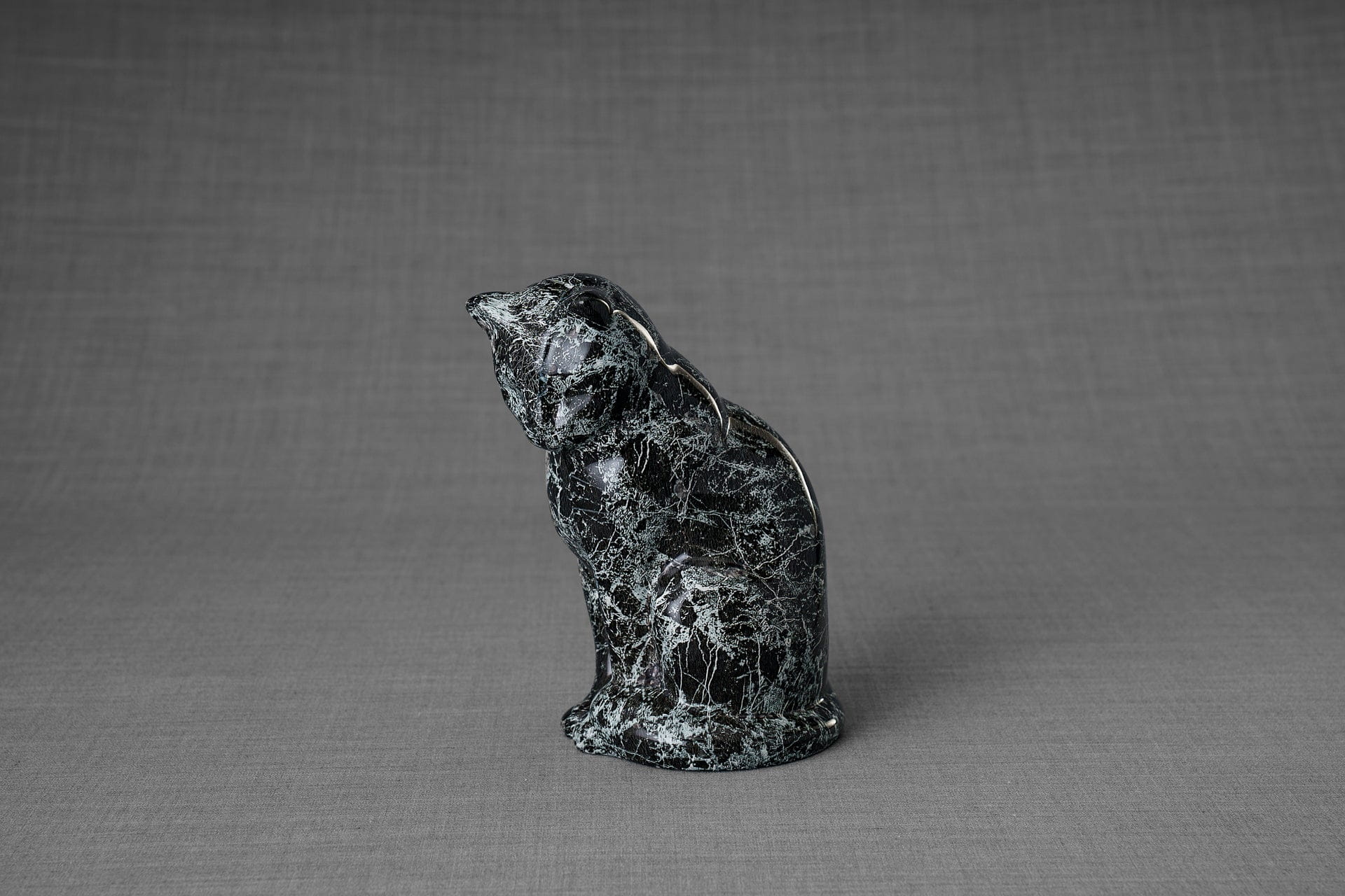 Pulvis Art Urns Pet Urn HydroGraphics Mini Pet Urn "Neko - Cosmos" - Ceramic | Hydro Dipping